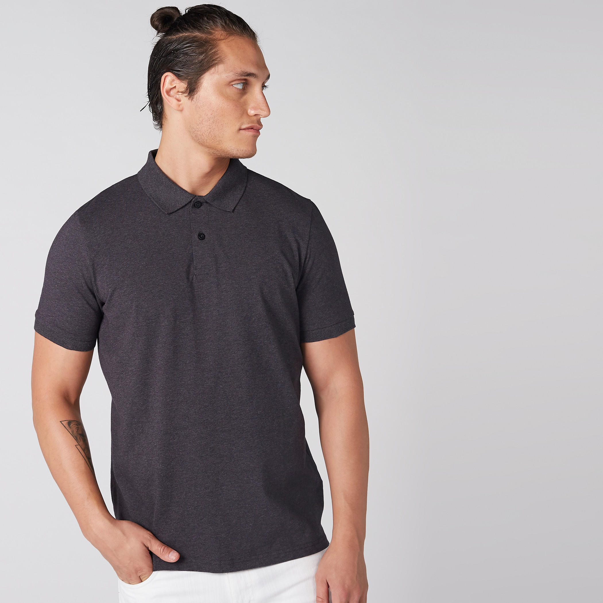 تيشيرت بياقة بولو وبأكمام قصيرة-men-clothing-tshirtsandpolos-polos-image-1
