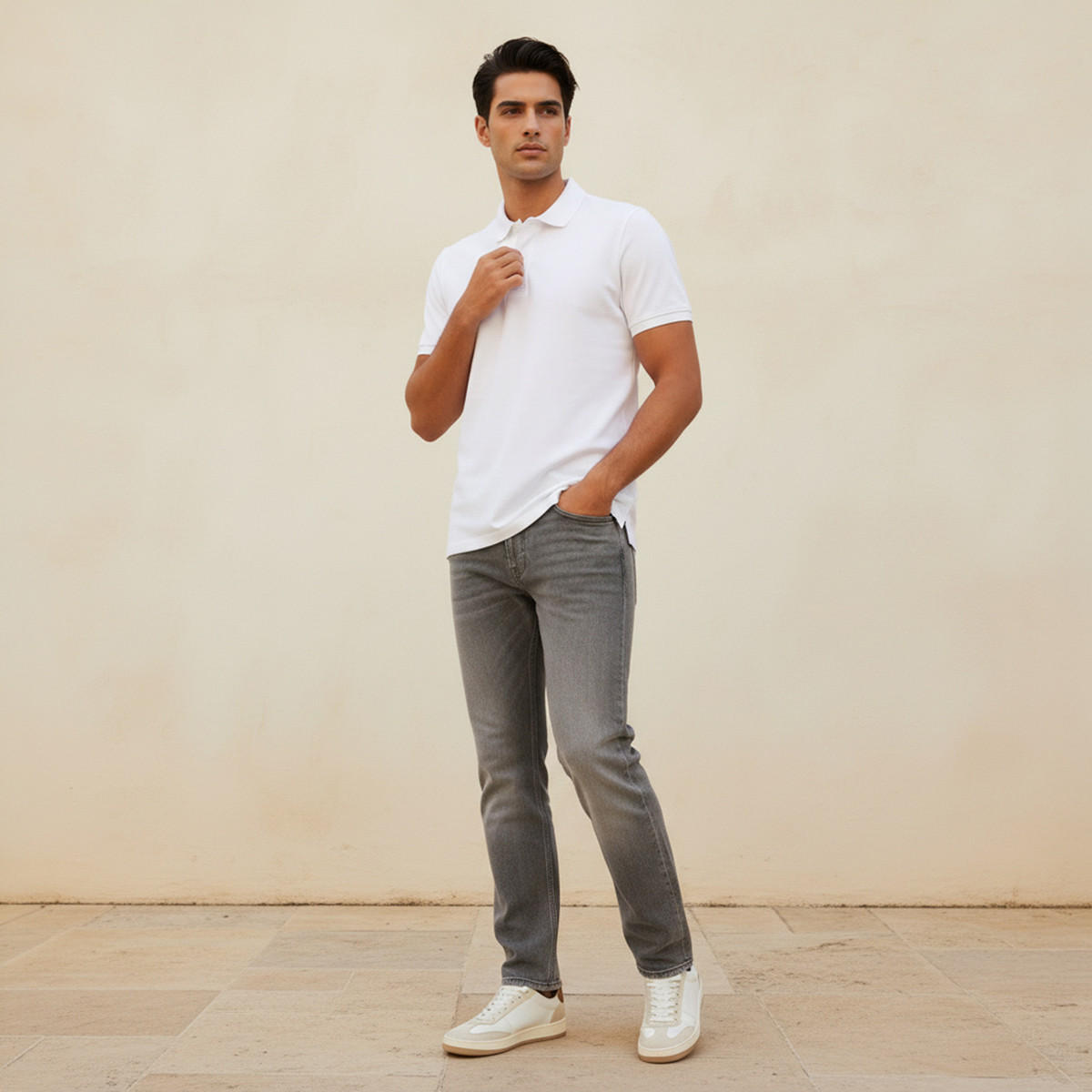 Polo T-shirt with Short Sleeves-men-clothing-tshirtsandpolos-polos-image-3
