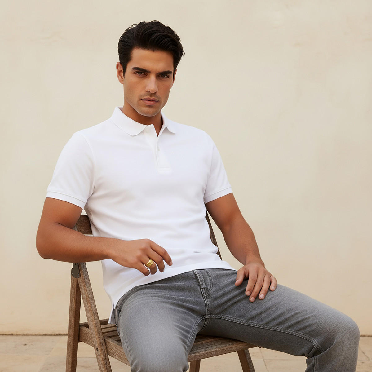 Polo T-shirt with Short Sleeves-men-clothing-tshirtsandpolos-polos-image-5