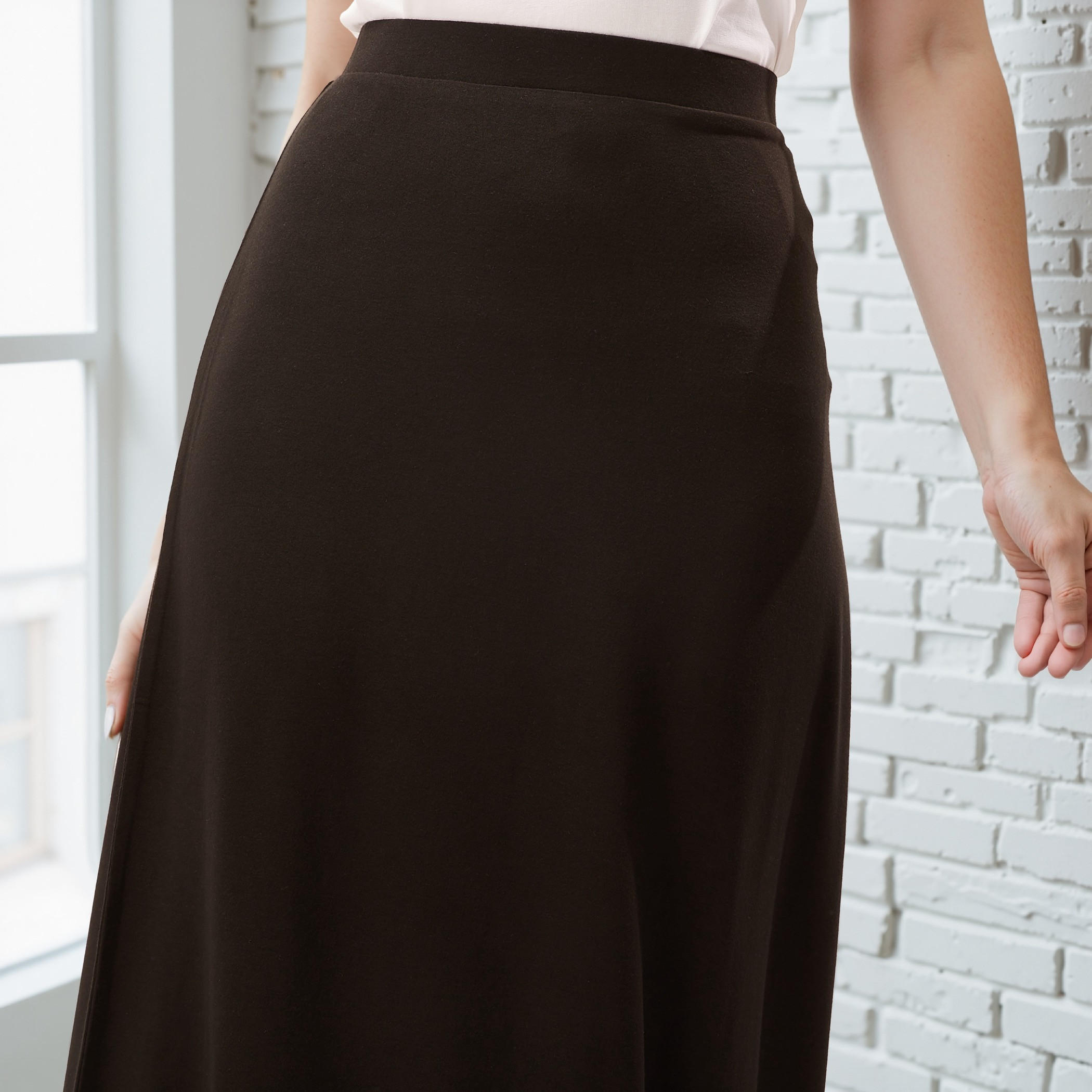 A-line Maxi Skirt with Flexi Comfort Elasticised Waistband-women-clothing-bottoms-skirts-image-7