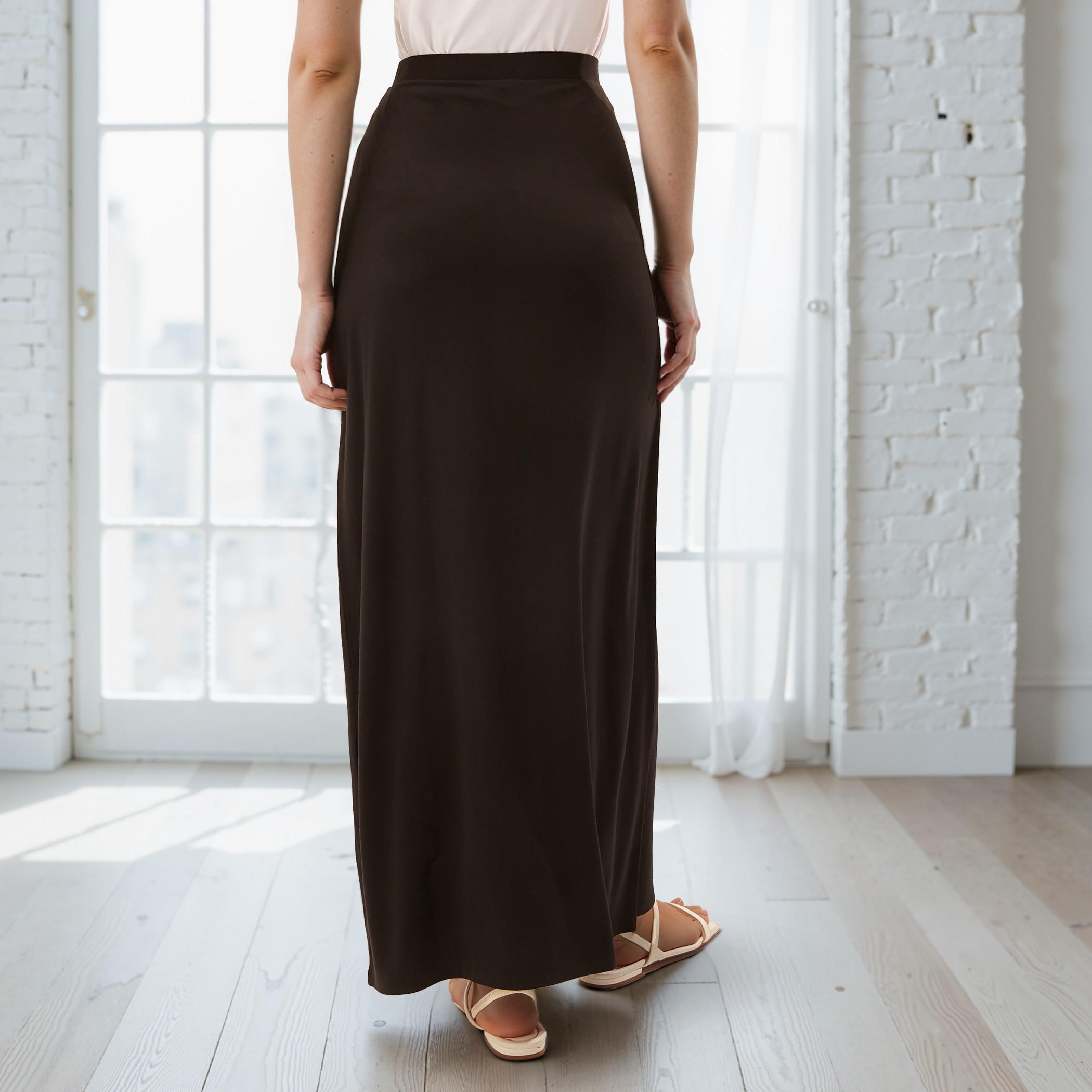 A-line Maxi Skirt with Flexi Comfort Elasticised Waistband-women-clothing-bottoms-skirts-image-8