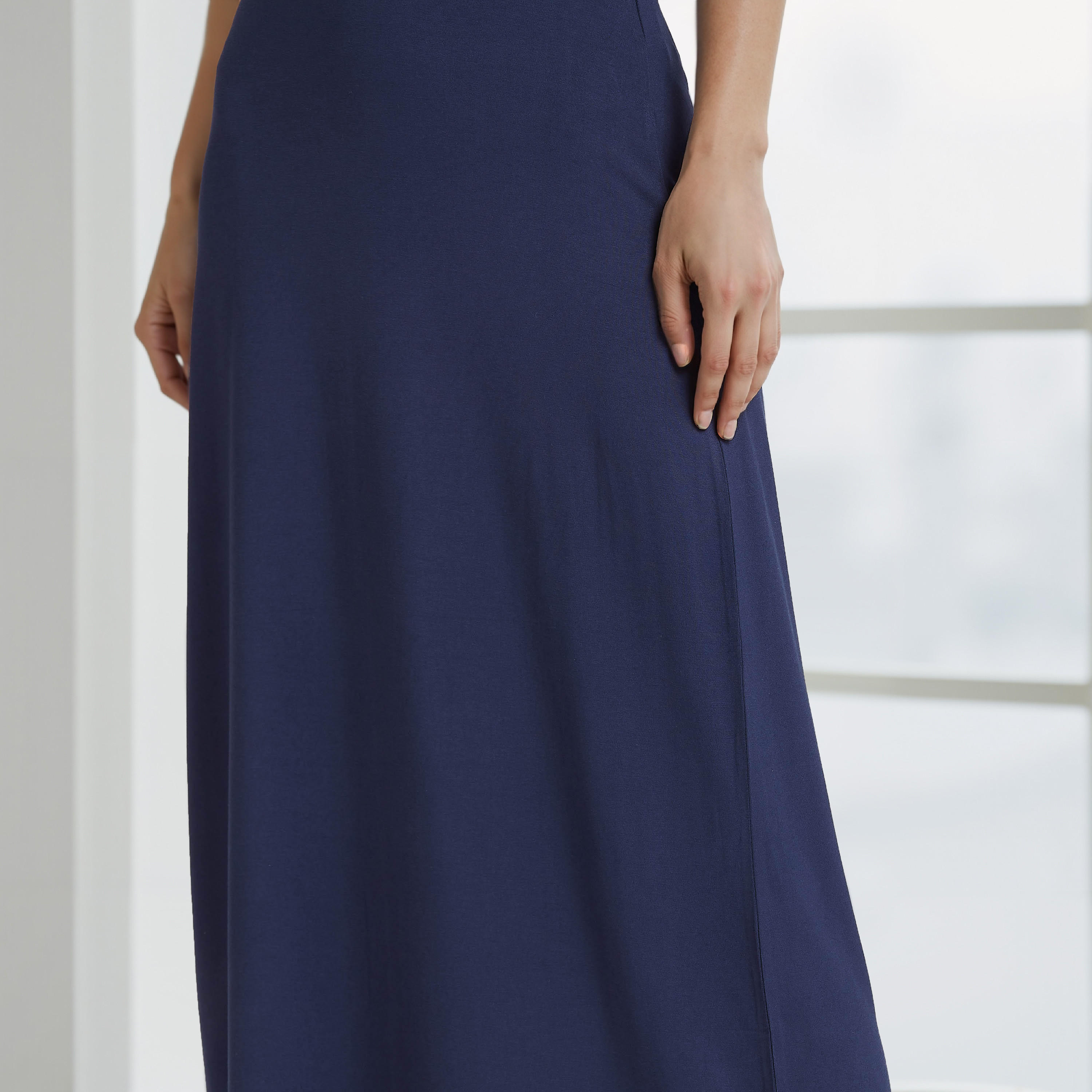 A-line Maxi Skirt with Flexi Comfort Elasticised Waistband-women-clothing-bottoms-skirts-image-4