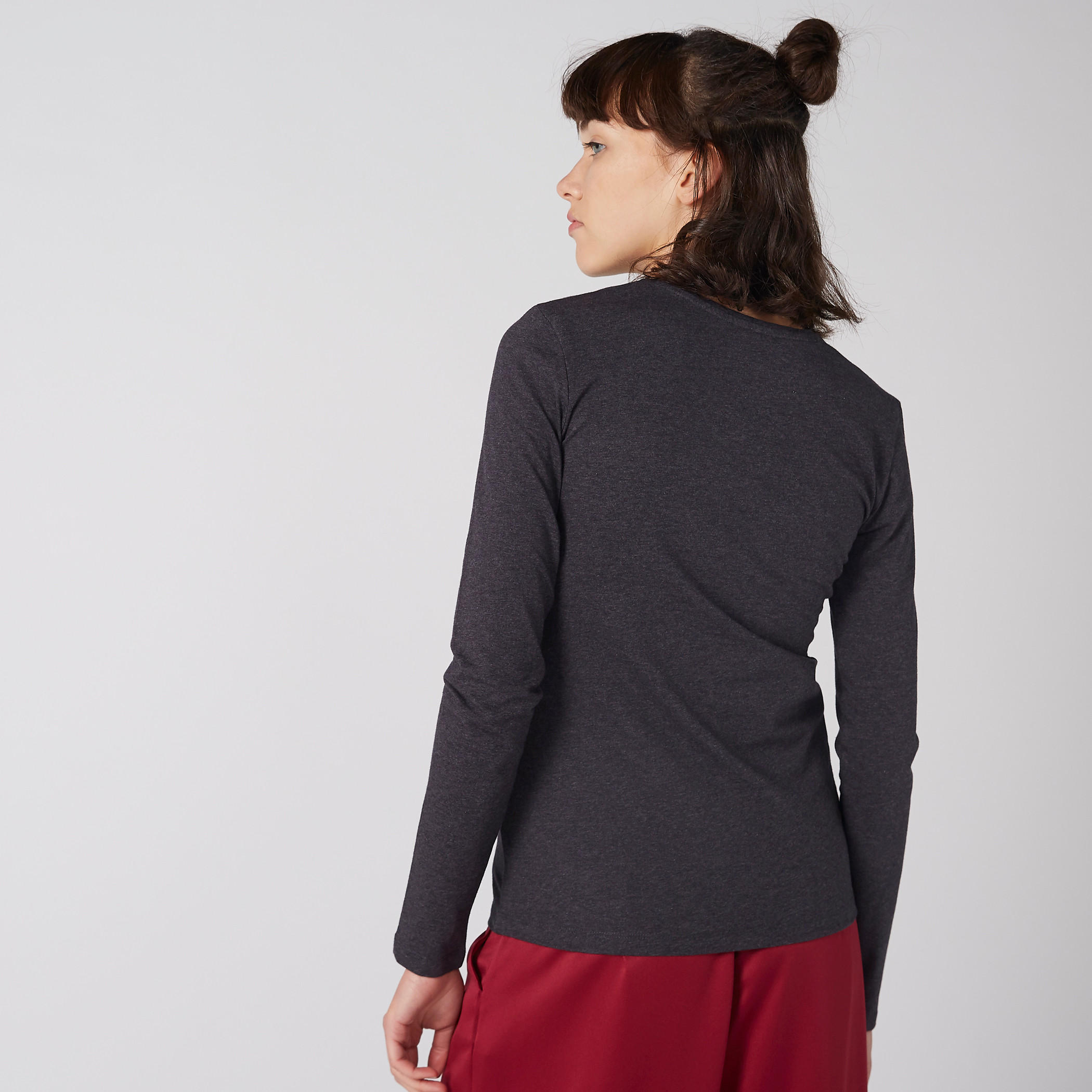 تيشيرت بياقة مستديرة وأكمام طويلة-women-clothing-tshirts-image-3