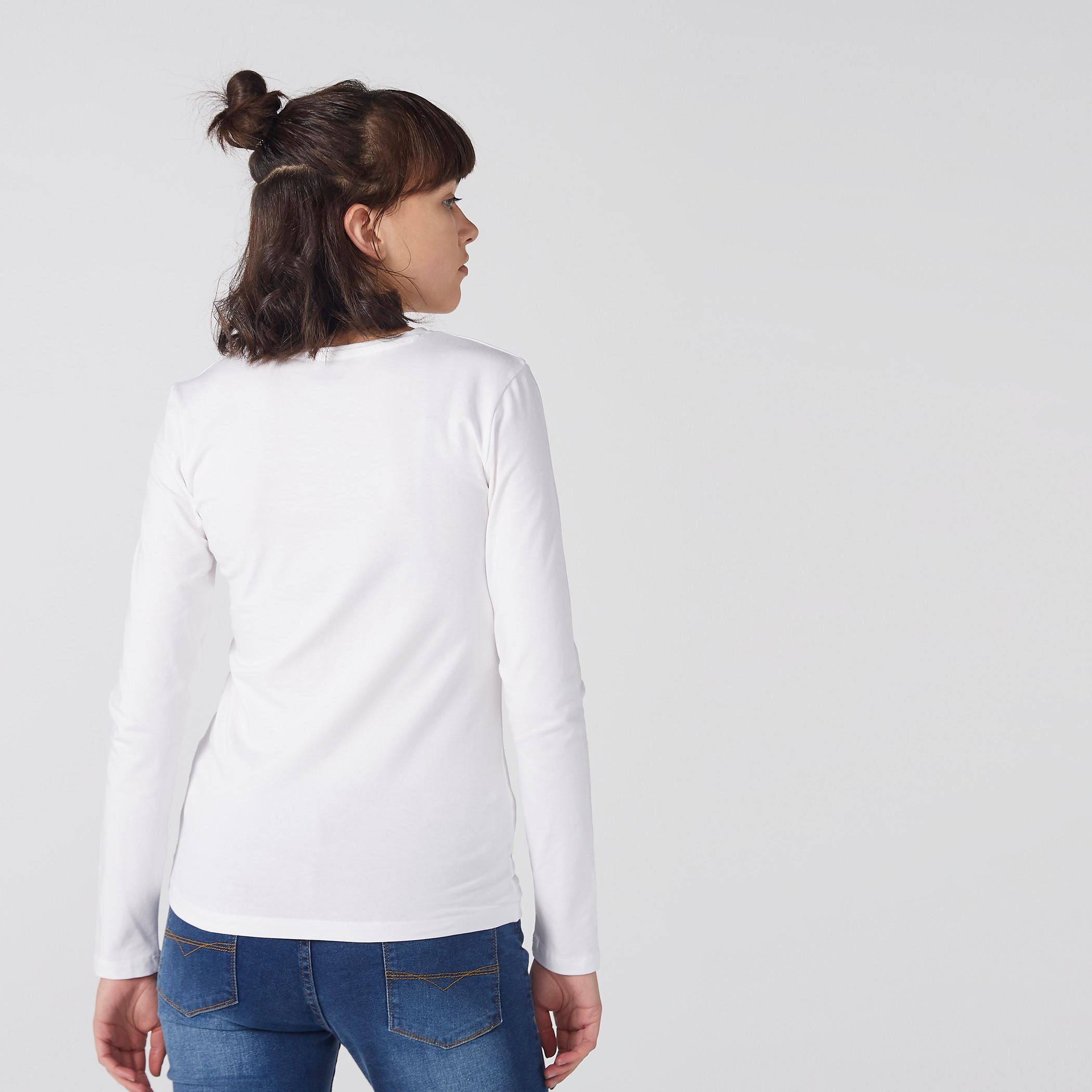 تيشيرت سادة بياقة ضيّقة وأكمام قصيرة-women-clothing-tshirts-image-8