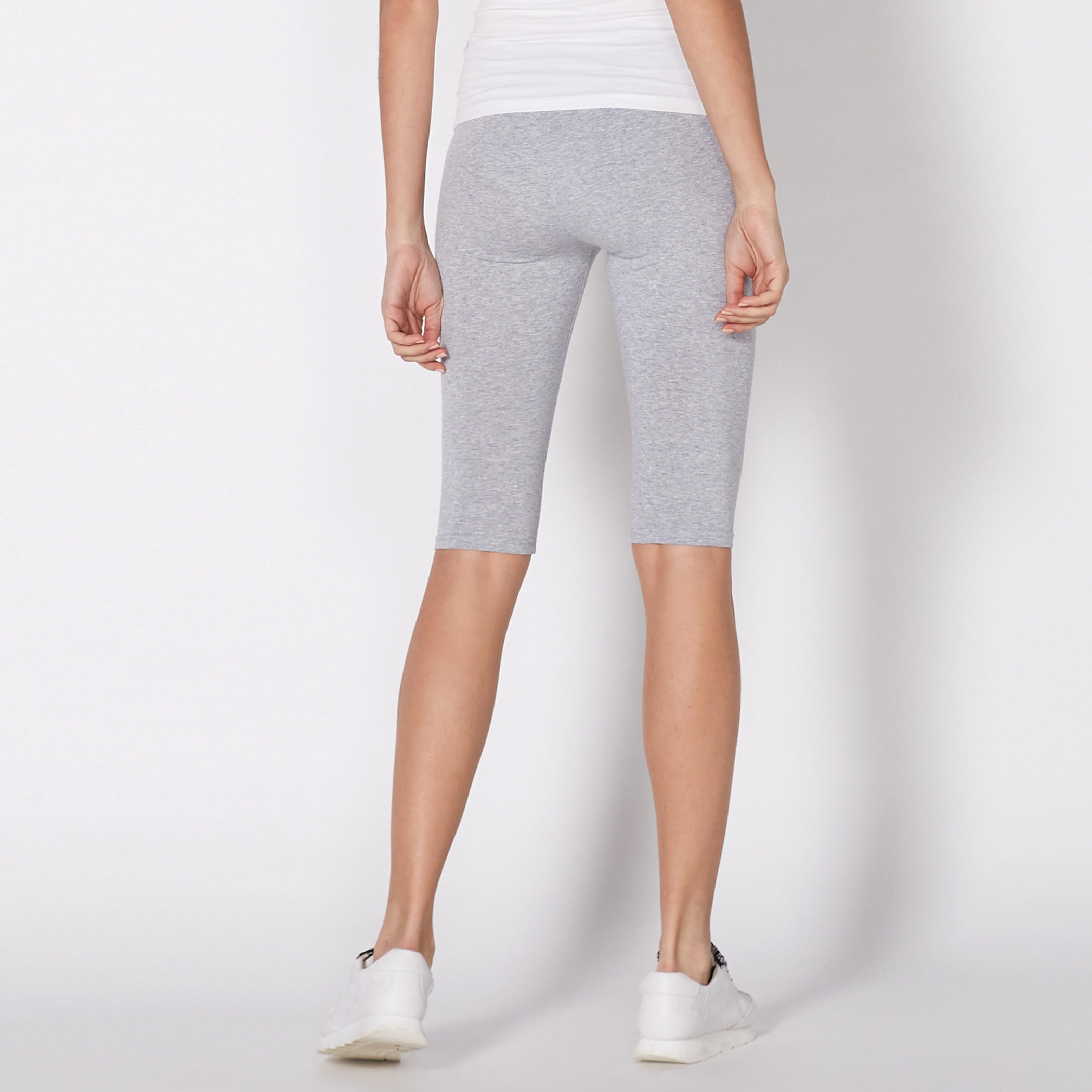 بنطال ليقنز بطول الركبة مع خصر مطّاطي-women-clothing-bottoms-leggings-image-4