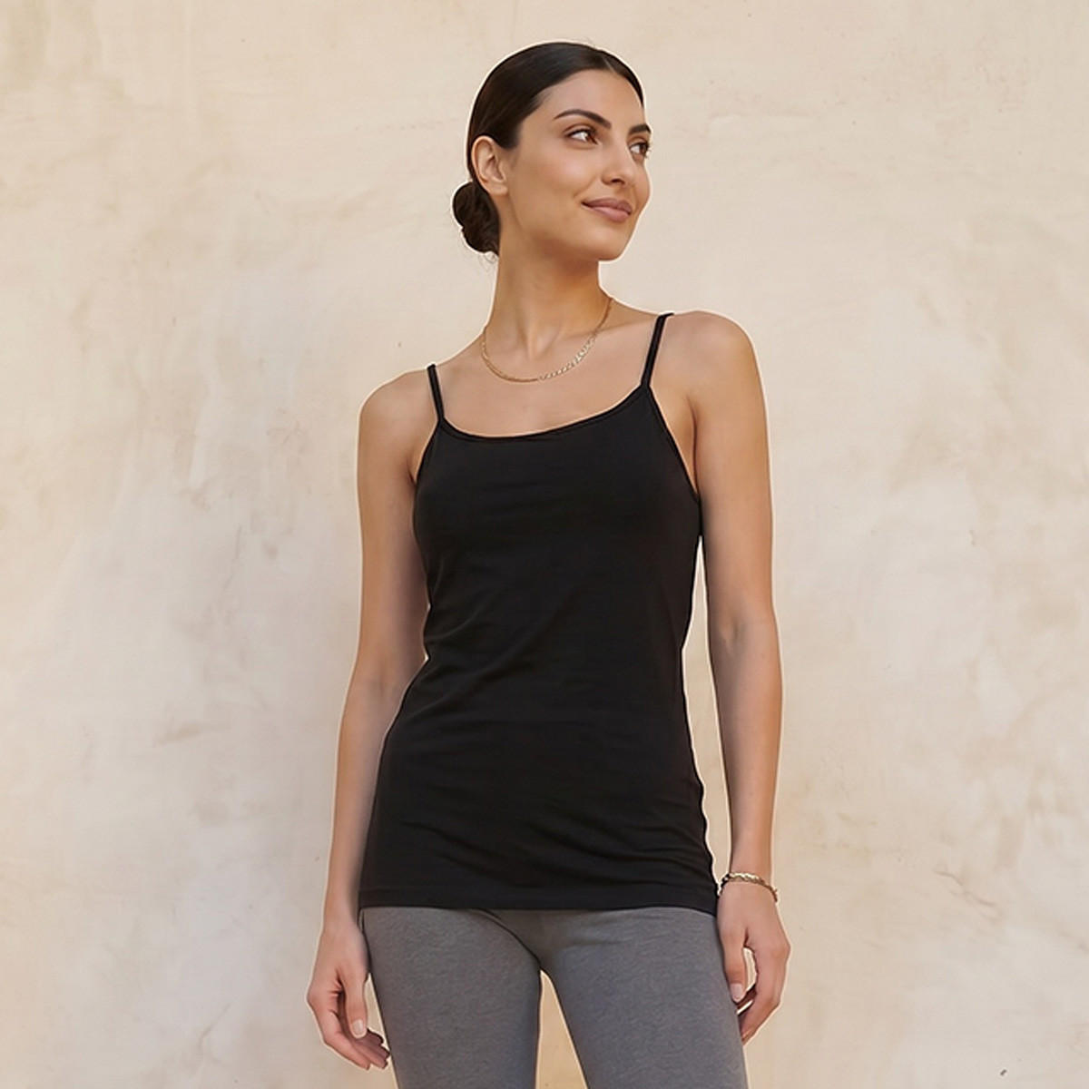 Regular-Fit Antibacterial Cotton Camisole-women-clothing-tshirts-image-1