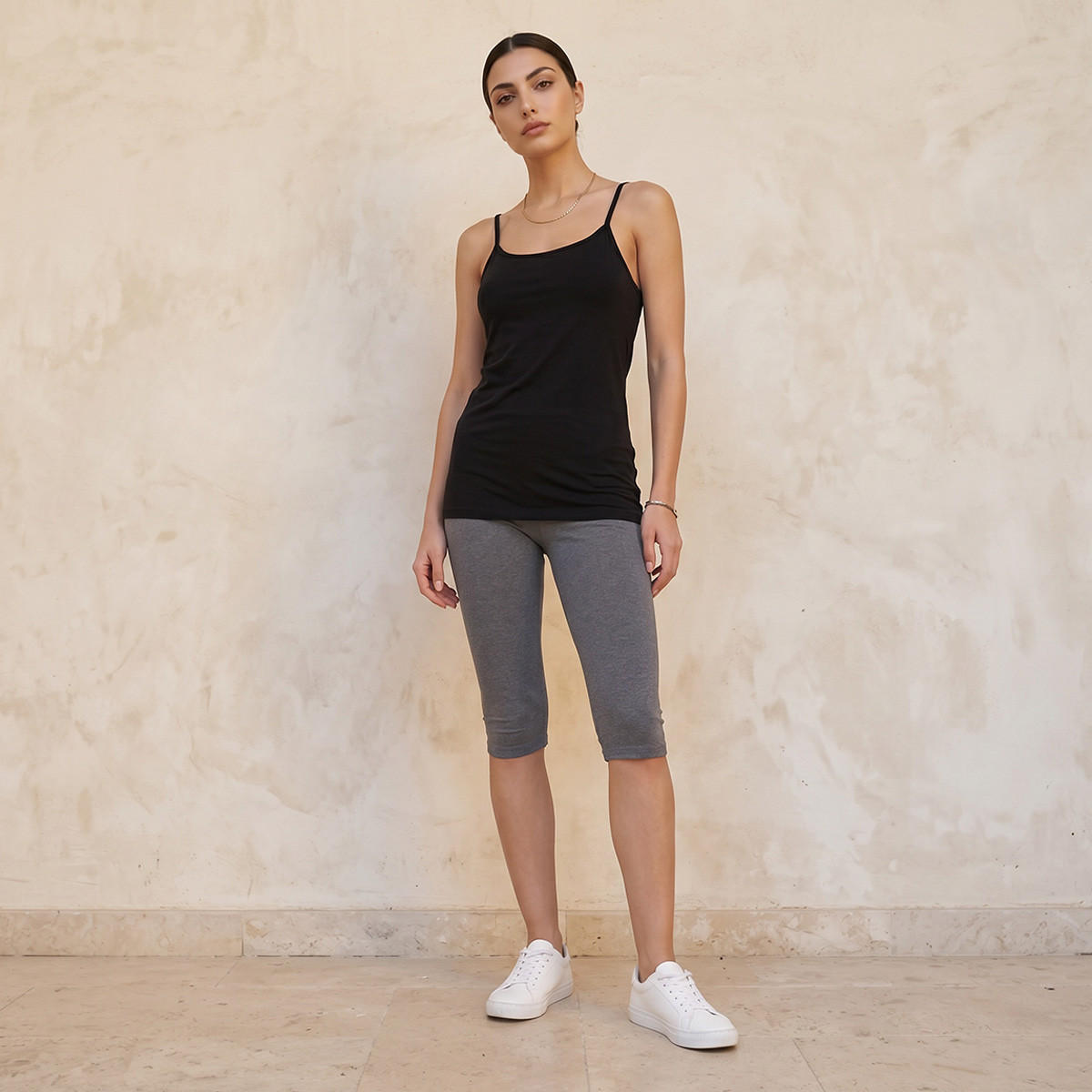 Regular-Fit Antibacterial Cotton Camisole-women-clothing-tshirts-image-3