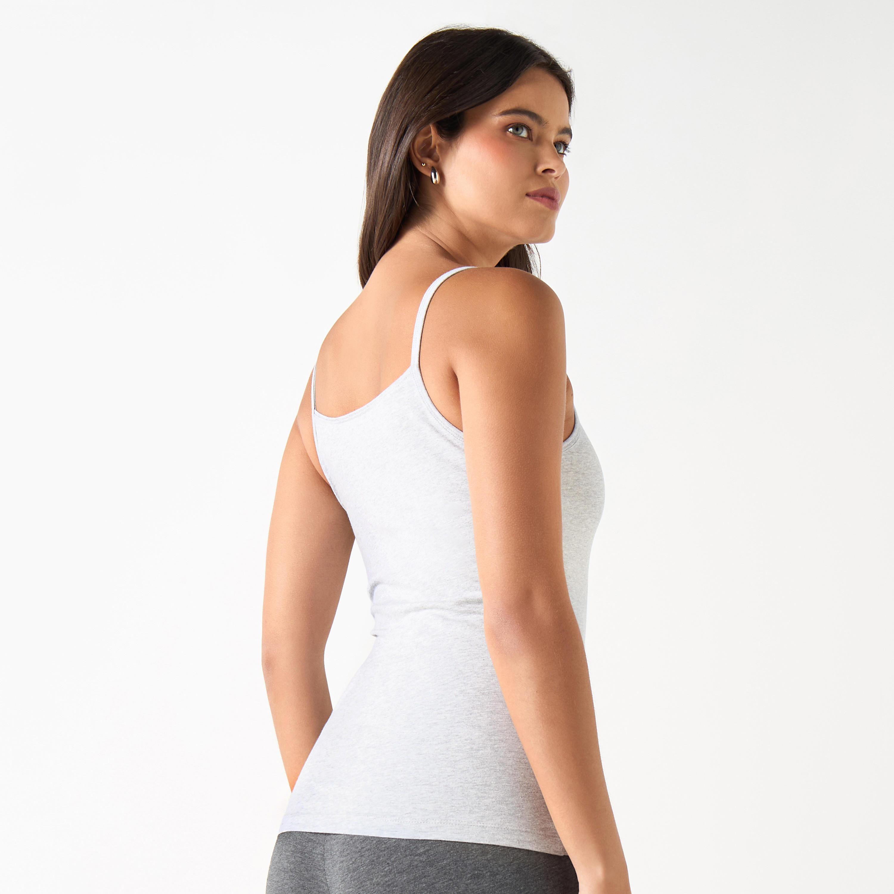 Regular-Fit Antibacterial Cotton Camisole-women-clothing-tshirts-image-3