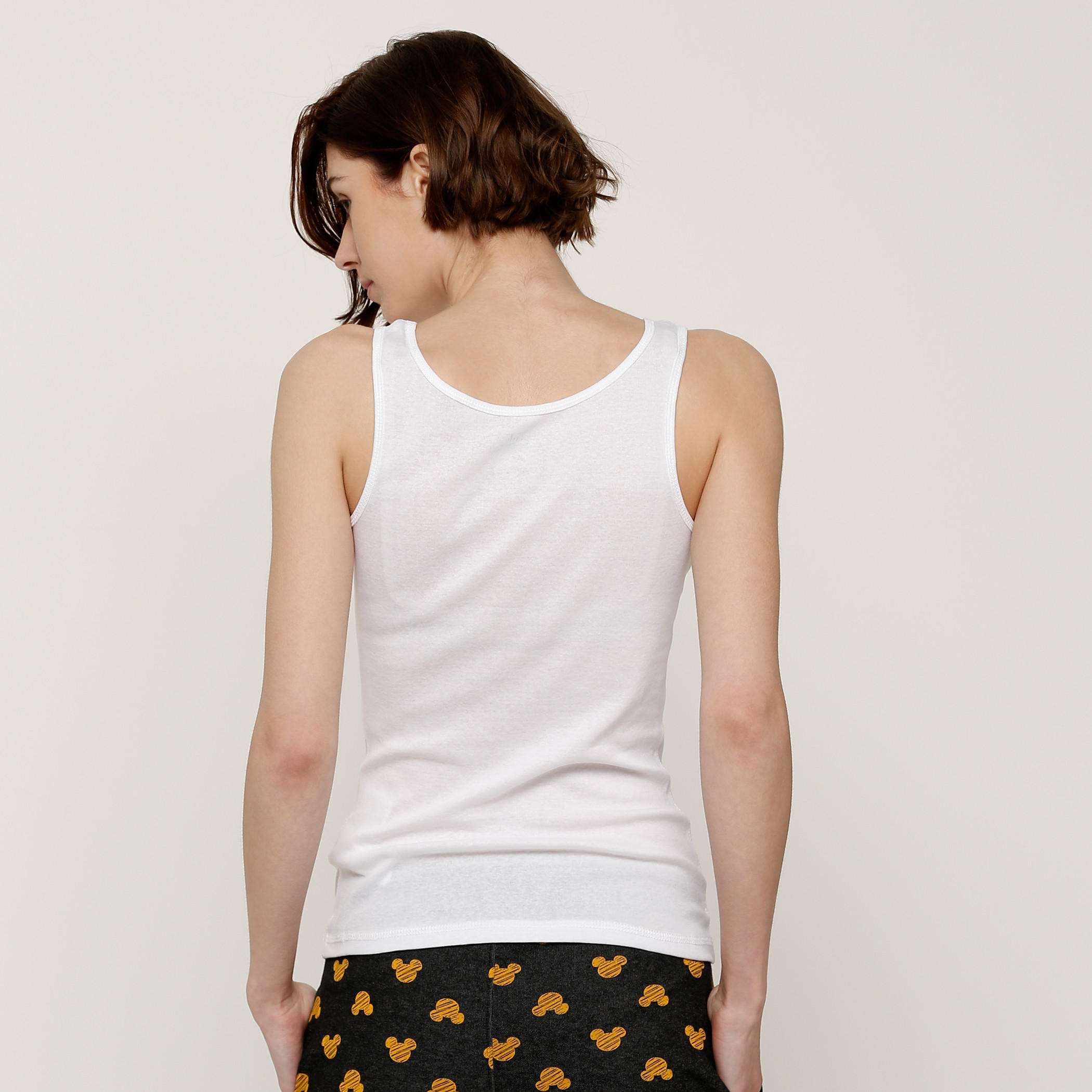 سترة فيست دون أكمام بياقة V-women-clothing-tshirts-image-2