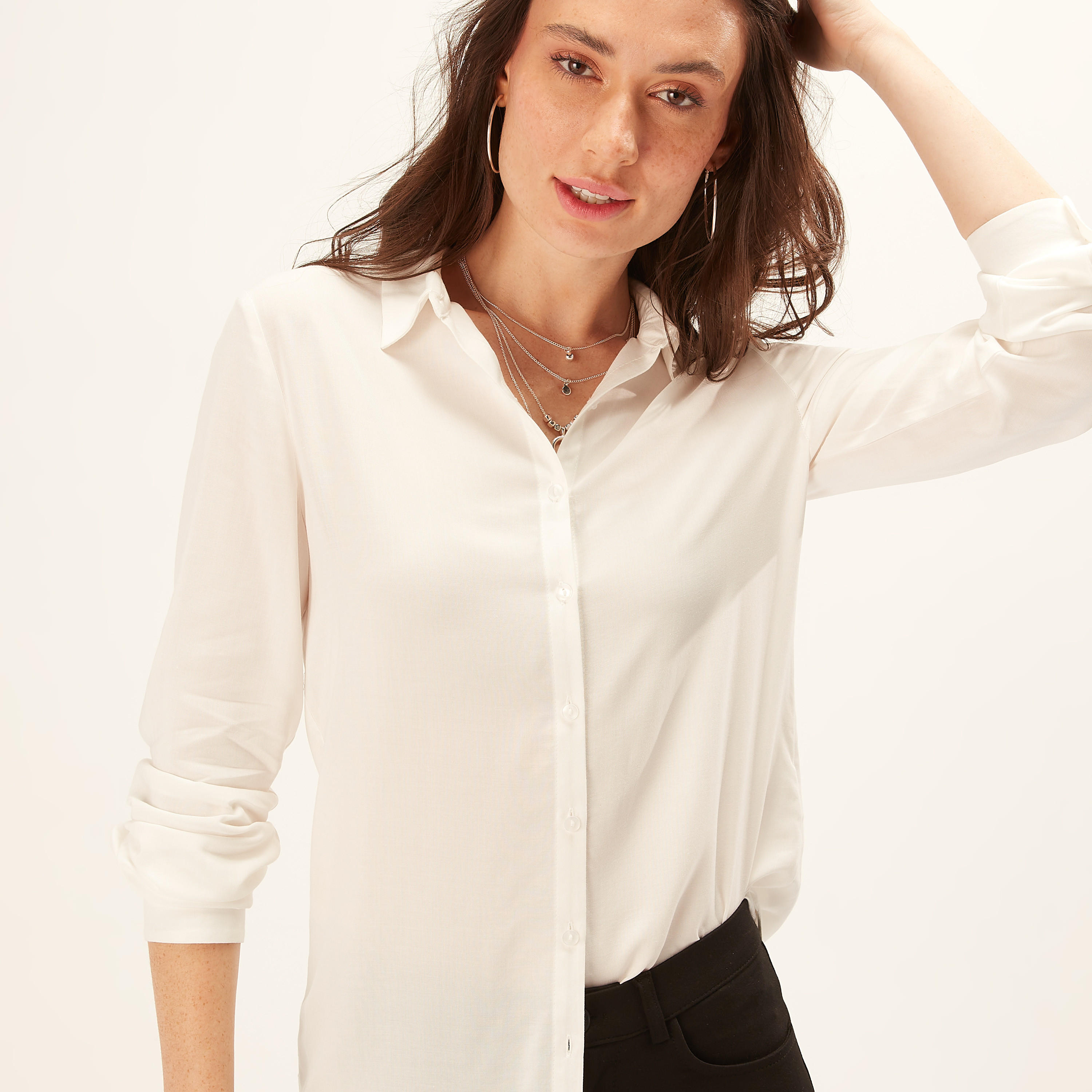 قميص بياقة عاديّة وأكمام طويلة-women-clothing-shirtsandblouses-shirts-image-3