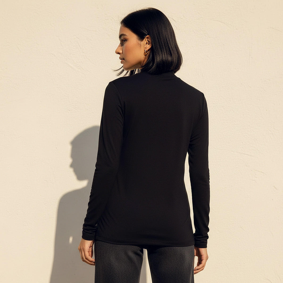 Regular Fit UltraStretch T-shirt with Long Sleeves-women-clothing-tshirts-image-4