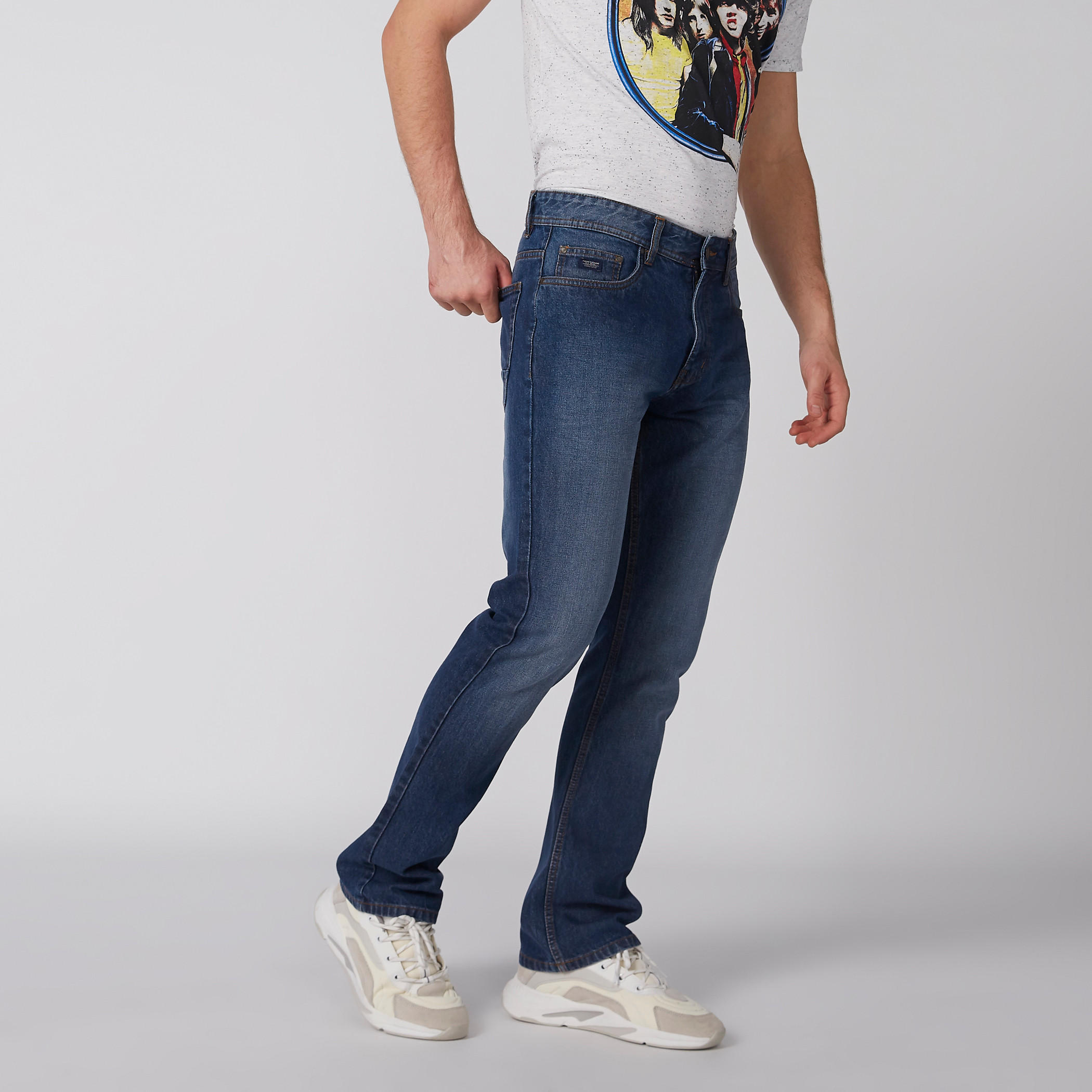 Jeans with Button Closure and Pocket Detail-men-clothing-bottoms-jeans-image-4