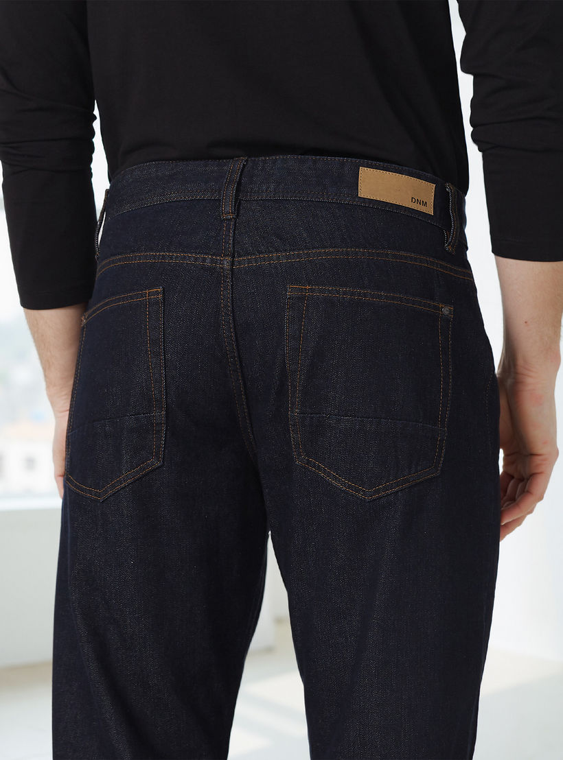 Jeans with Button Closure and Pocket Detail-men-clothing-bottoms-jeans-image-5