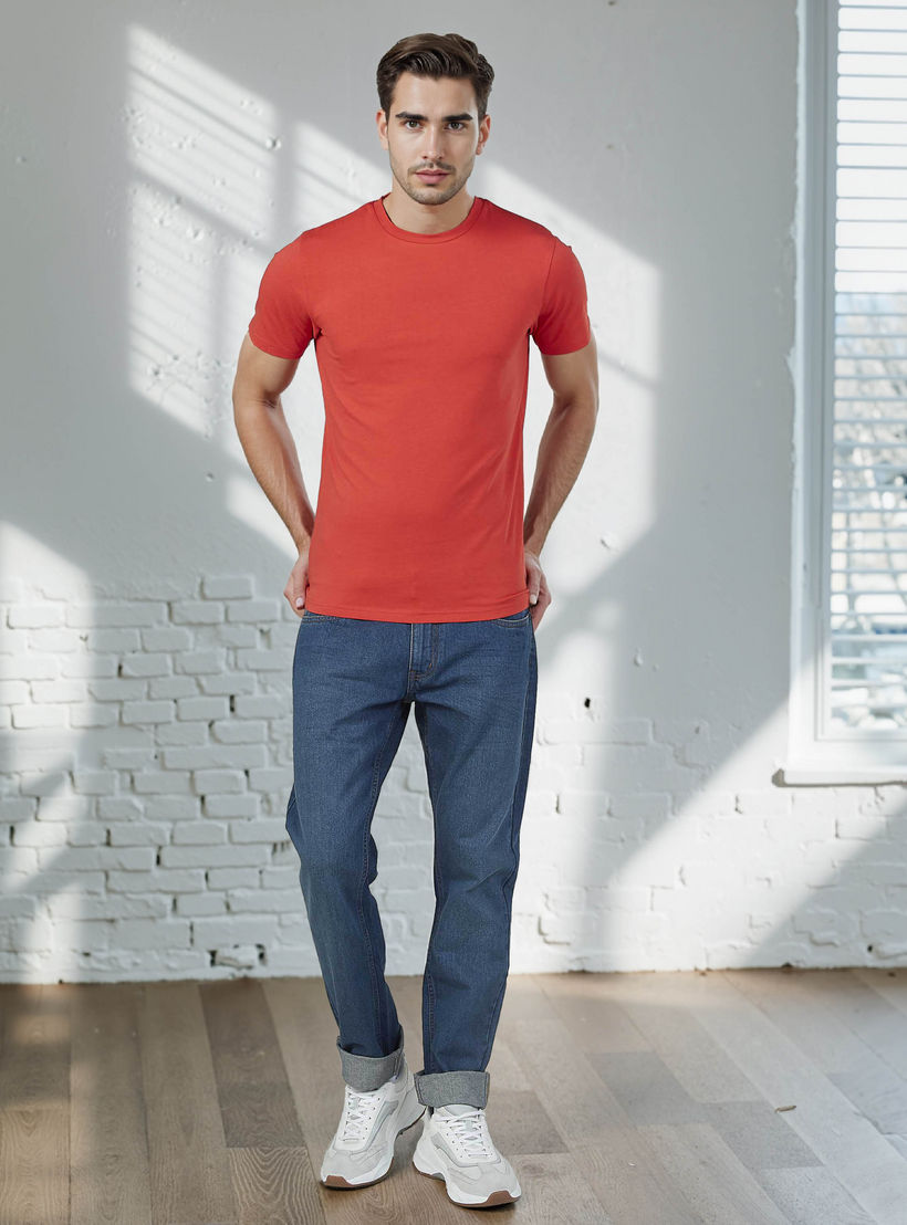 Full Length Jeans with Pocket Detail and Belt Loops-men-clothing-bottoms-jeans-image-2
