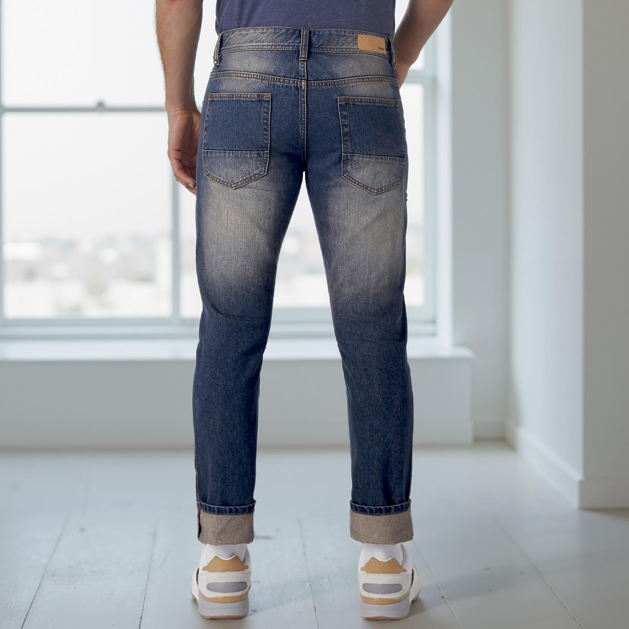 Full Length Jeans with Button Closure and Pocket Detail-men-clothing-bottoms-jeans-image-4