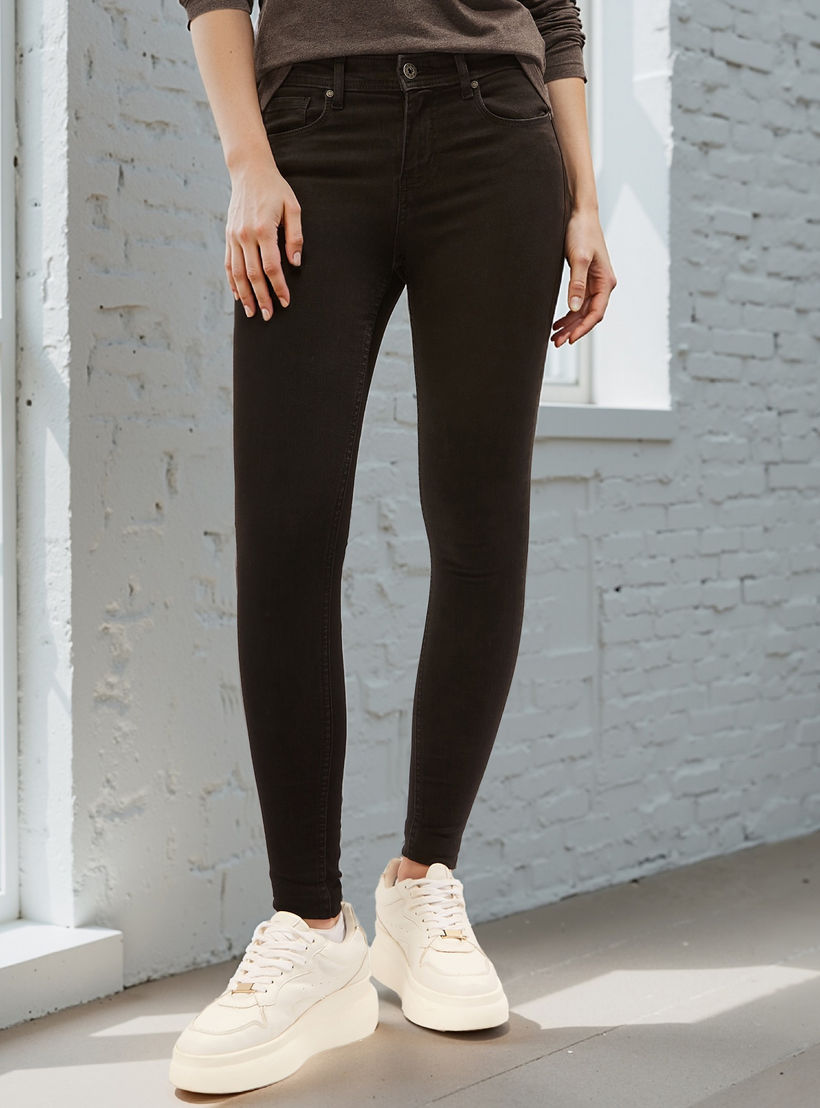 Full Length Jeans with Pocket Detail and Belt Loops-women-clothing-bottoms-jeans-image-1