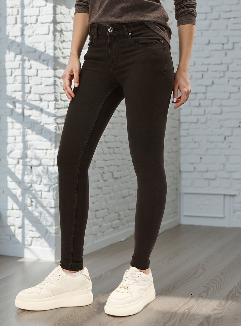 Full Length Jeans with Pocket Detail and Belt Loops-women-clothing-bottoms-jeans-image-5
