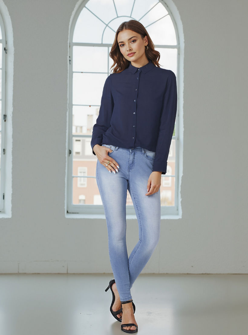 Full Length Jeans with Button Closure and Pocket Detail-women-clothing-bottoms-jeans-image-2