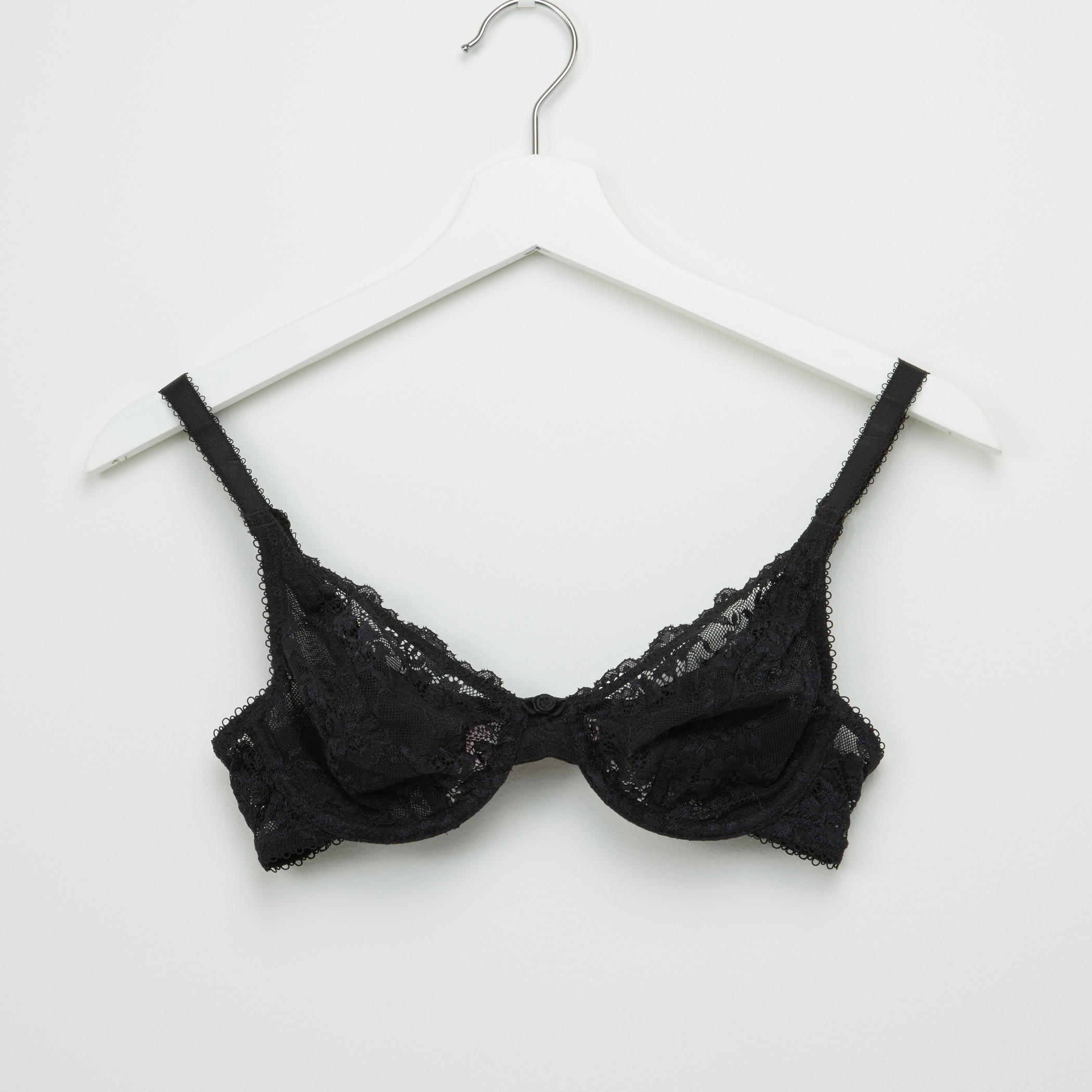 صدرية بتفاصيل دانتيل وخطافة-women-clothing-lingerie-bras-image-1