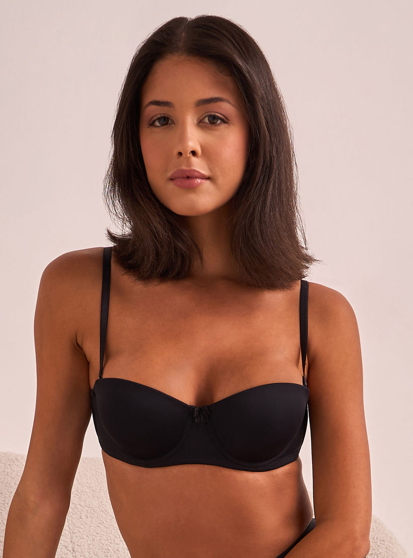 Splash Intimates Padded Multiway Everyday Balconette Bra with Antibacterial Protection-women-clothing-lingerie-bras-image-1