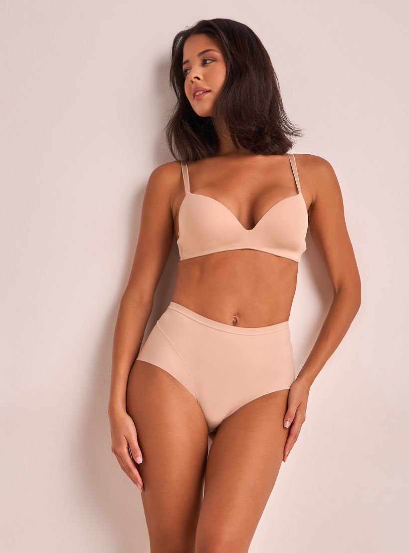 صدرية تيشيرت مبطنة بمشبك إغلاق-women-clothing-lingerie-bras-image-4