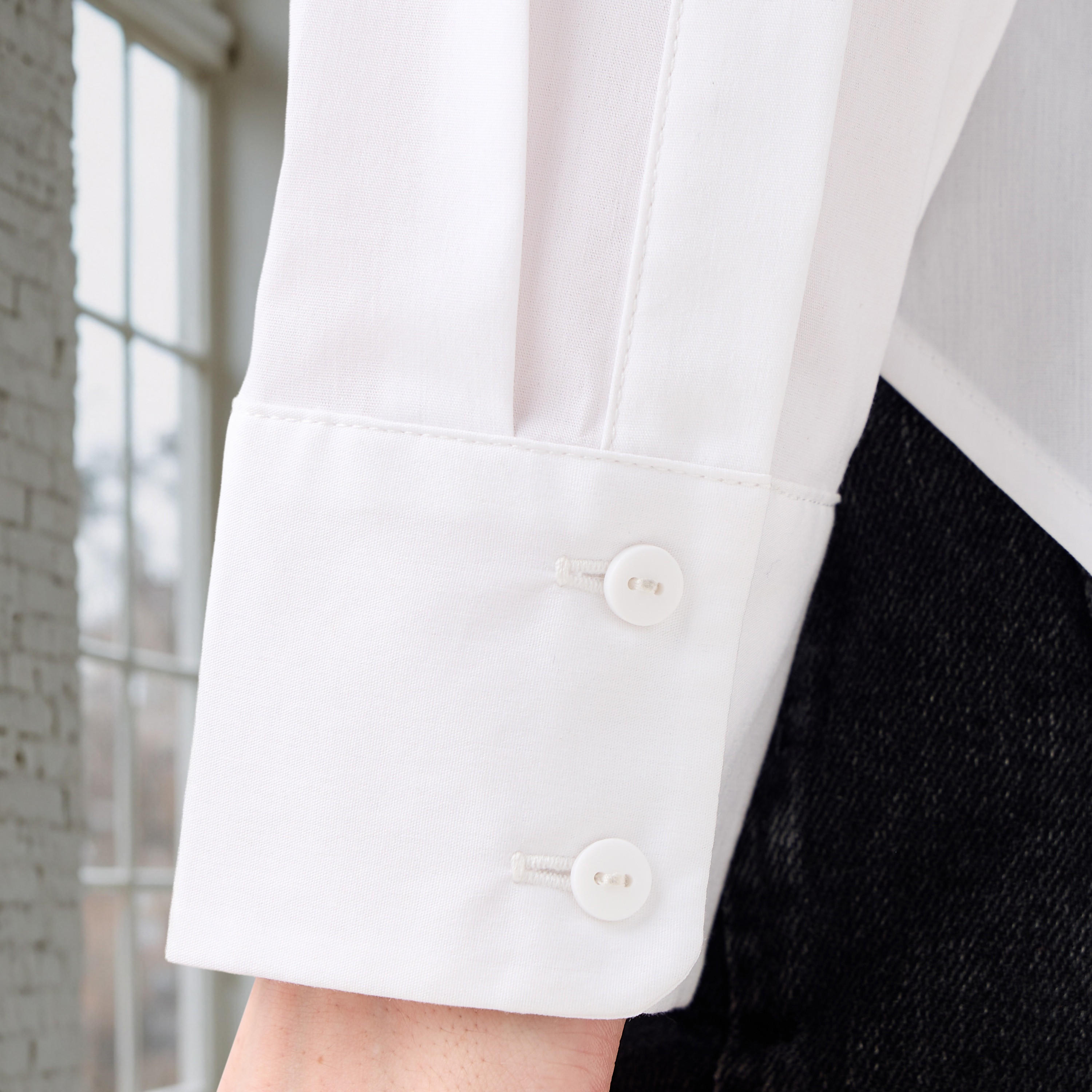 قميص بأكمام طويلة وأزرار-women-clothing-shirtsandblouses-shirts-image-1