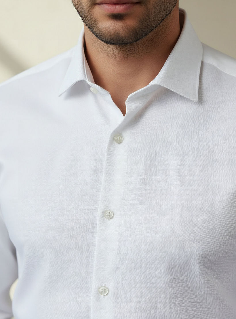 Men Regular Fit Spread Collar Long Sleeves Shirt-men-clothing-shirts-image-4