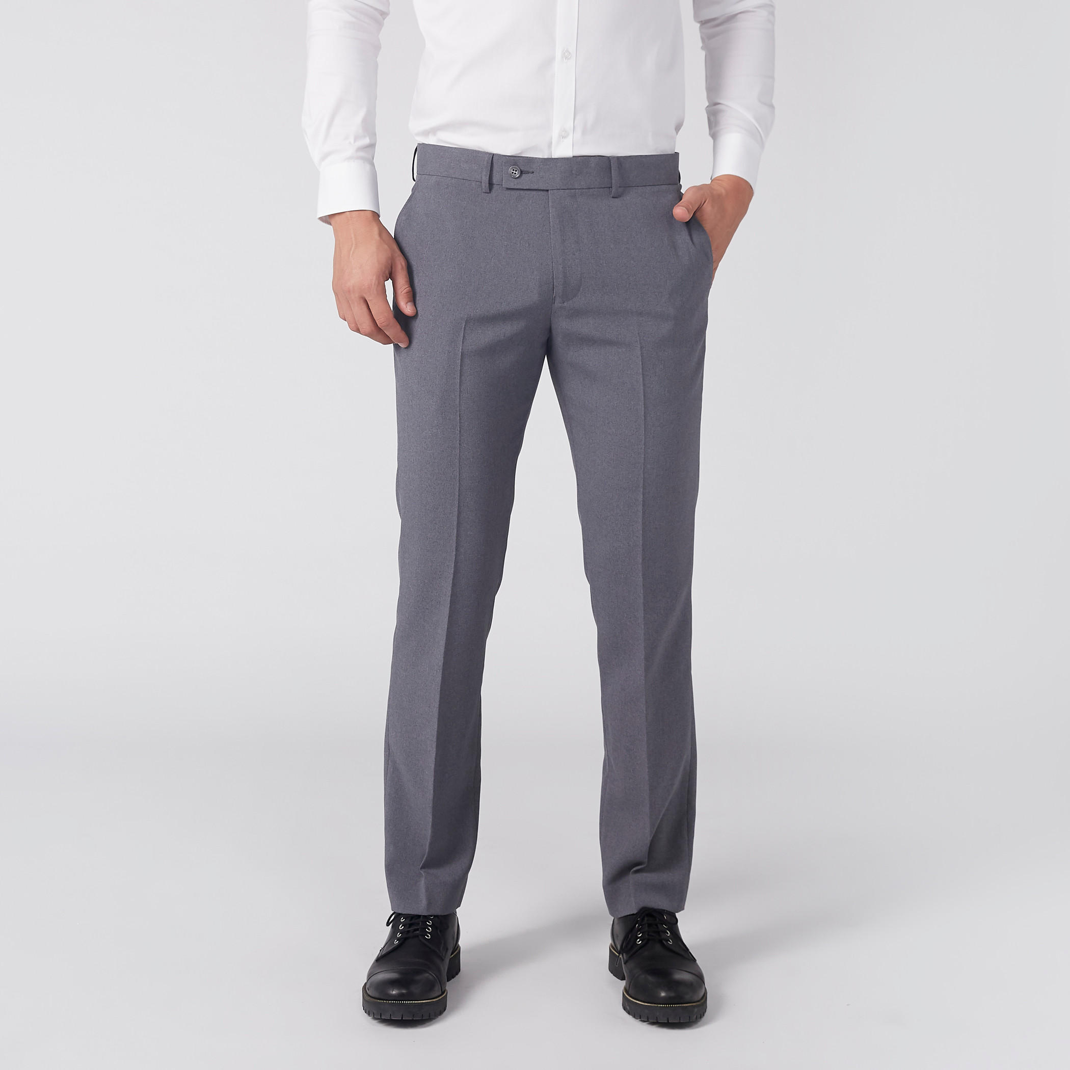 بنطال بارز الملمس بزر إغلاق وجيوب-men-clothing-bottoms-trousersandchinos-trousers-image-1
