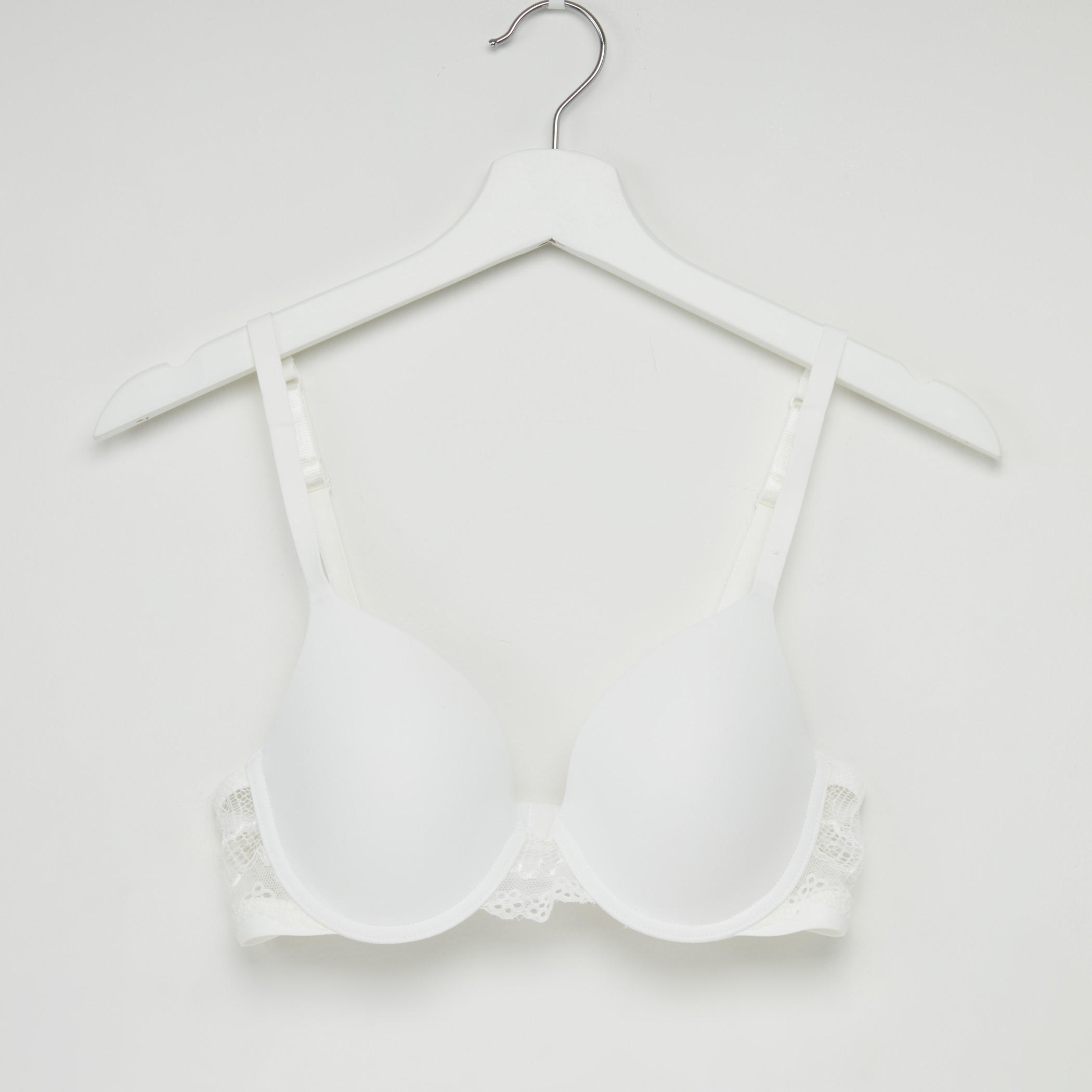 صدريّة بحمّالات قابلة للتعديل ومشبك إغلاق وتفاصيل دانتيل-women-clothing-lingerie-bras-image-1