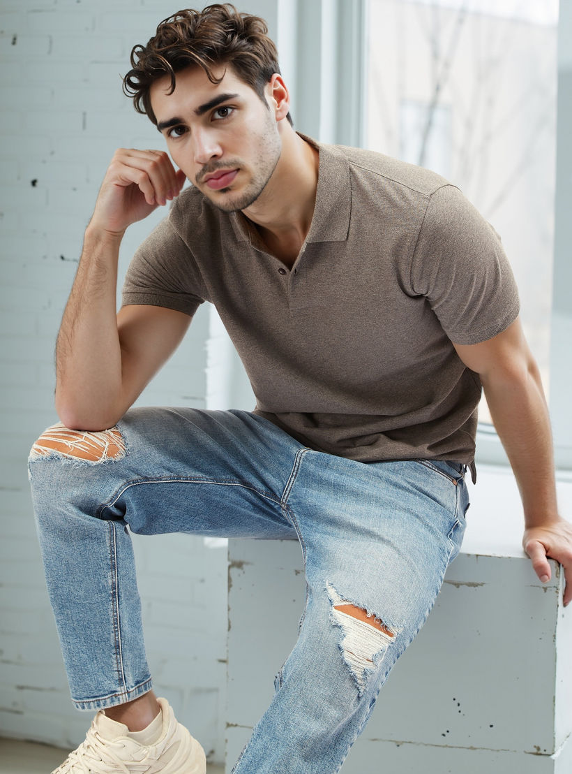 تيشيرت بولو بأكمام قصيرة-men-clothing-tshirtsandpolos-polos-image-1