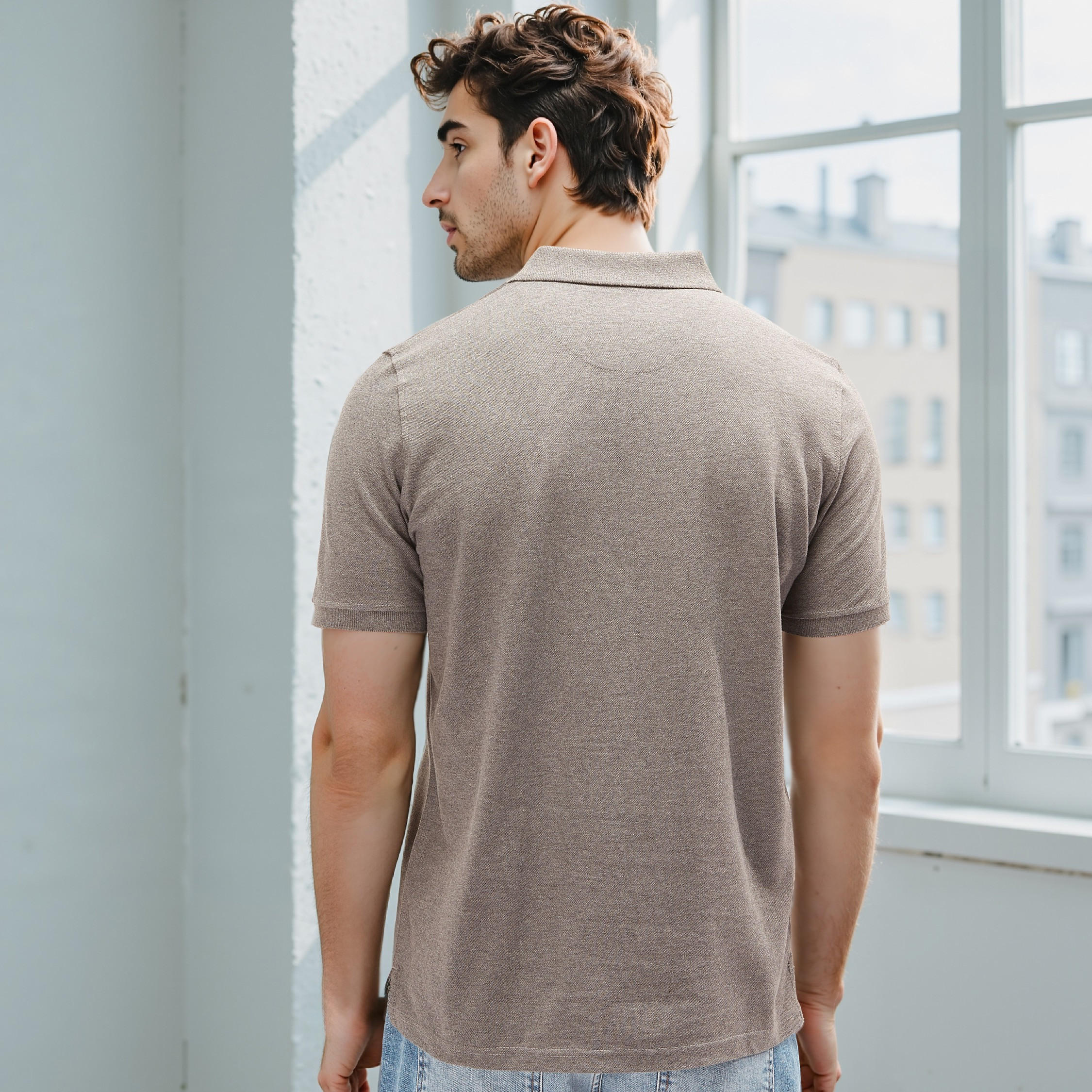 Polo T-shirt with Short Sleeves-men-clothing-tshirtsandpolos-polos-image-4