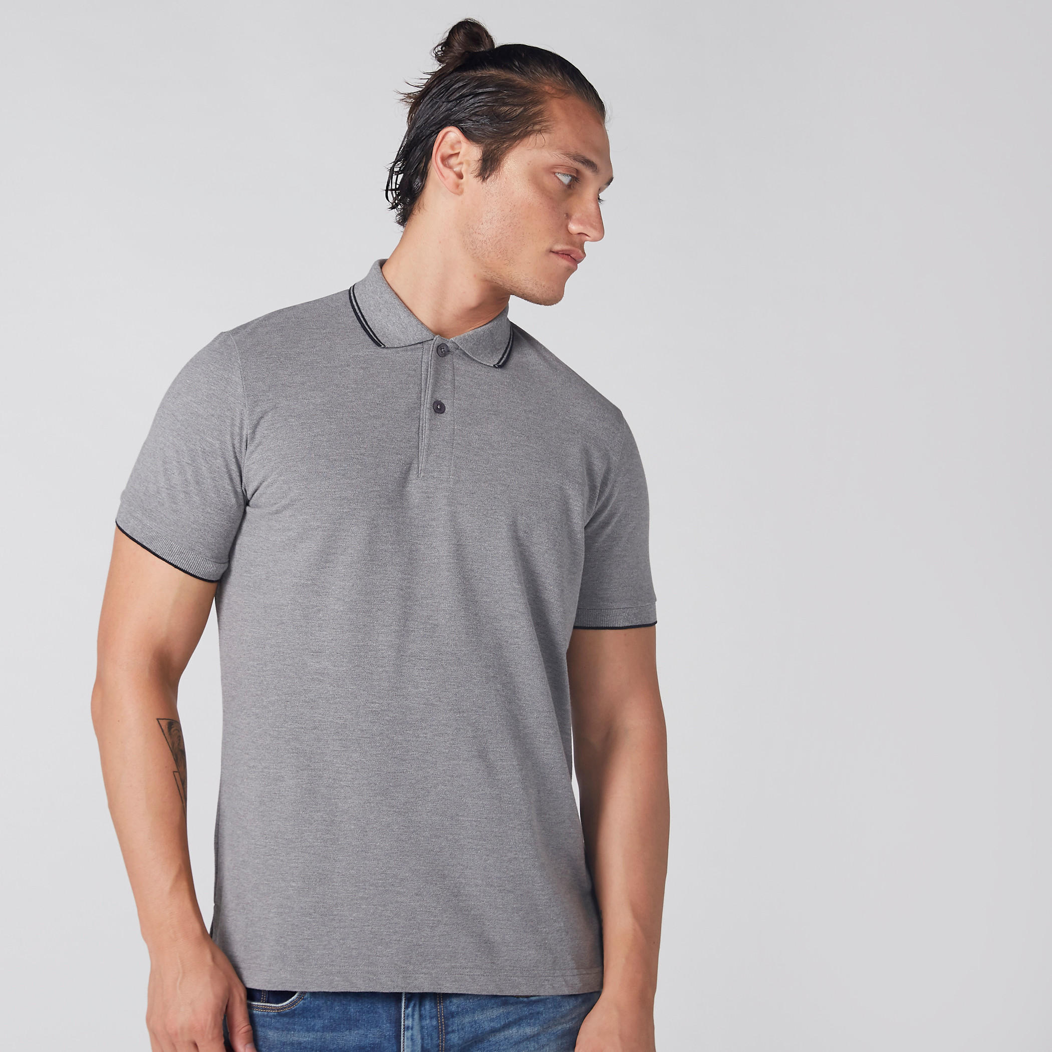 تيشيرت بولو بأكمام قصيرة-men-clothing-tshirtsandpolos-polos-image-1