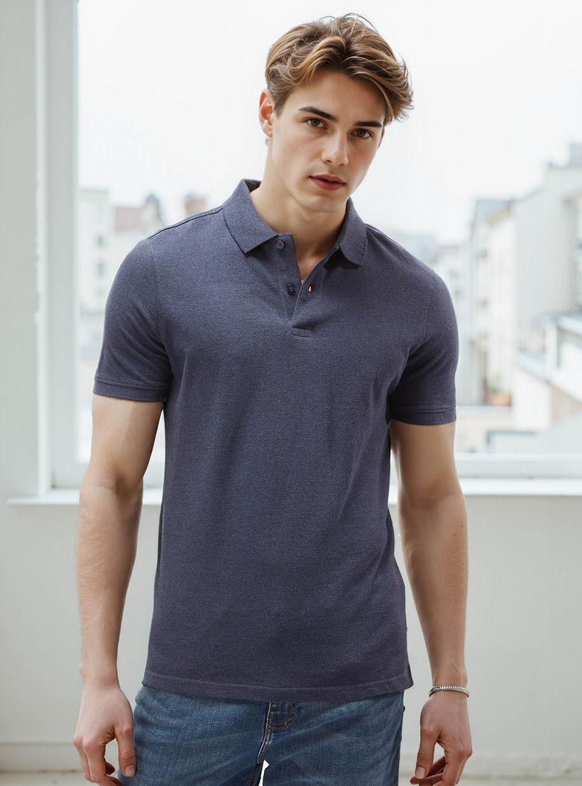 تيشيرت بولو بأكمام قصيرة-men-clothing-tshirtsandpolos-polos-image-1