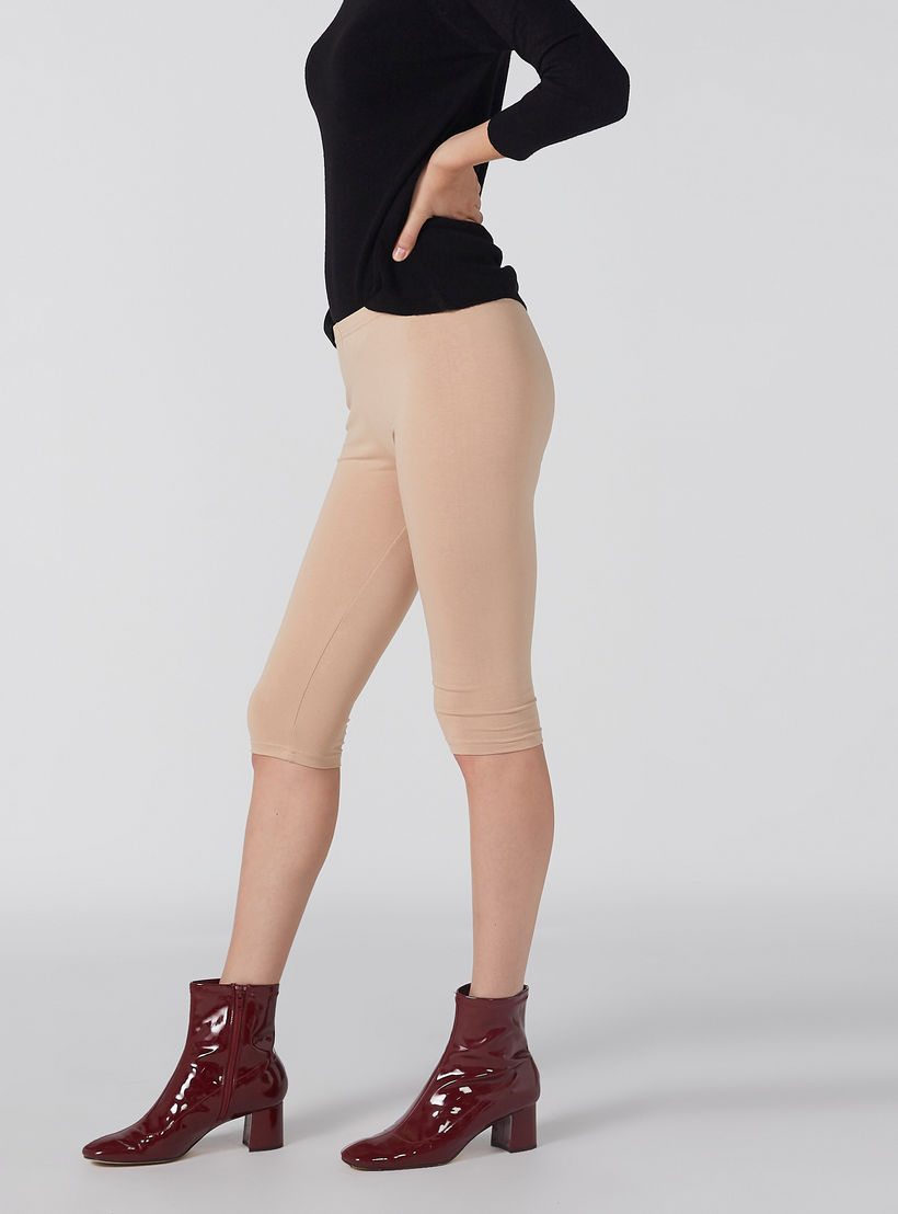 بنطال ليقنز بطول 3/4 وخصر مطاطي-women-clothing-bottoms-leggings-image-4