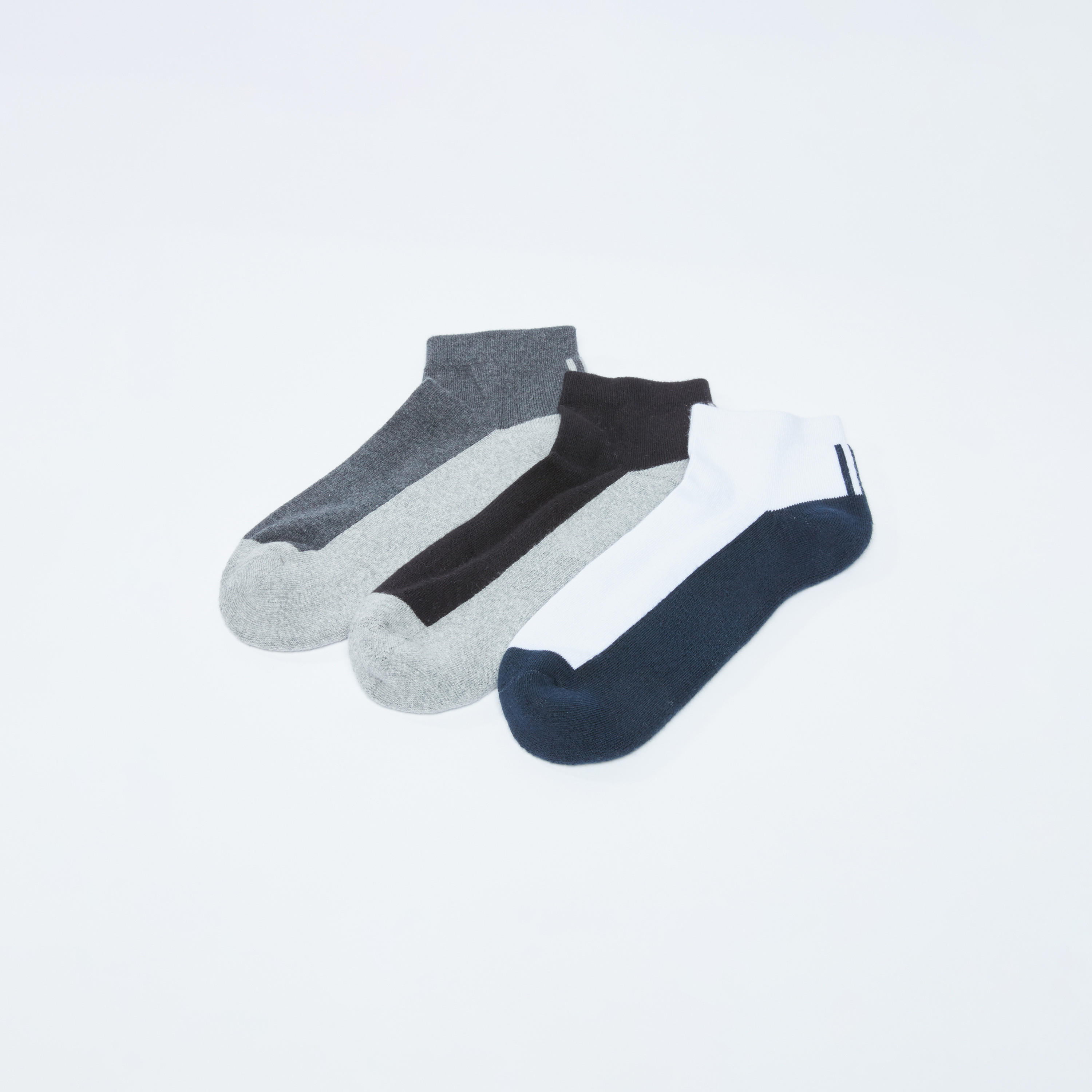 Set of 3 - Ribbed Ankle Length Socks-men-socks-image-2