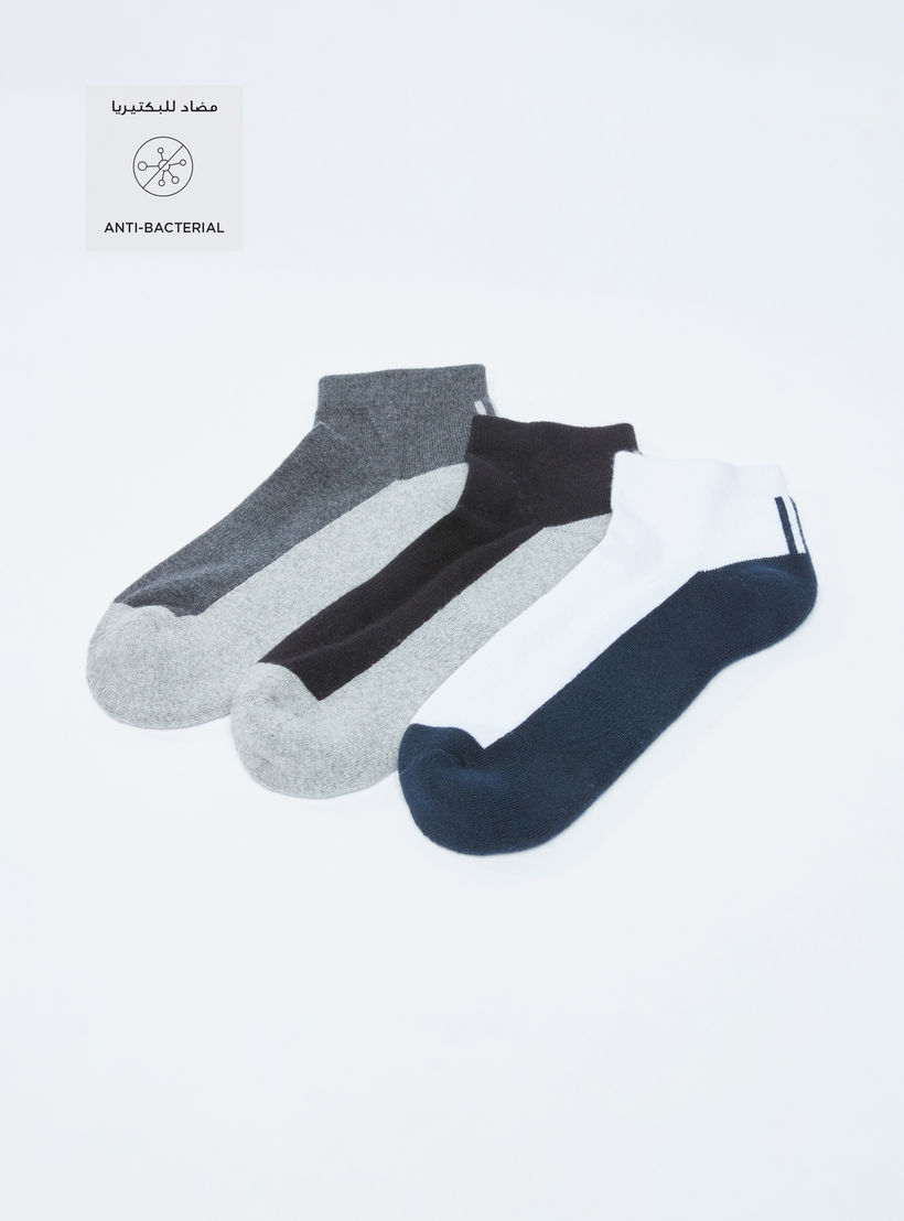 Set of 3 - Ribbed Ankle Length Socks-men-socks-image-2