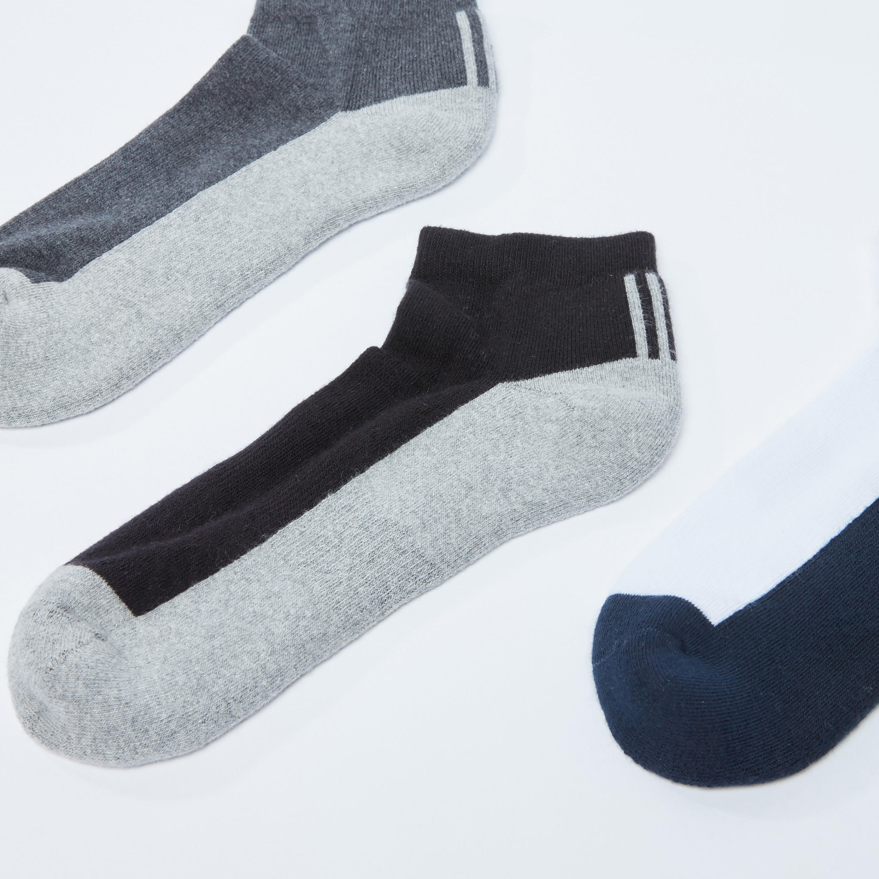 Set of 3 - Ribbed Ankle Length Socks-men-socks-image-3
