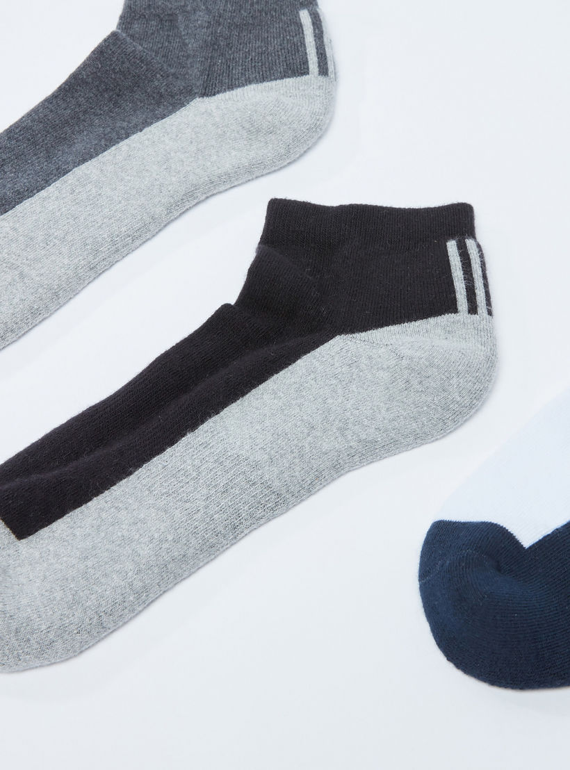 Set of 3 - Ribbed Ankle Length Socks-men-socks-image-3