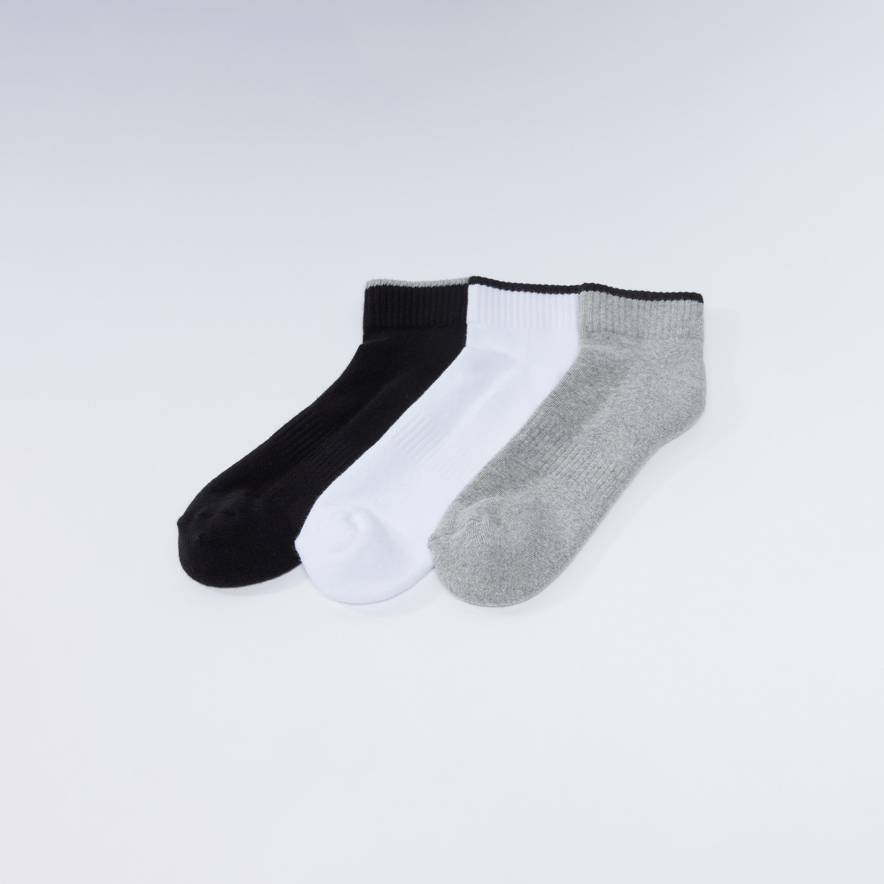 Set of 3 - Ribbed Ankle Length Socks-men-socks-image-2