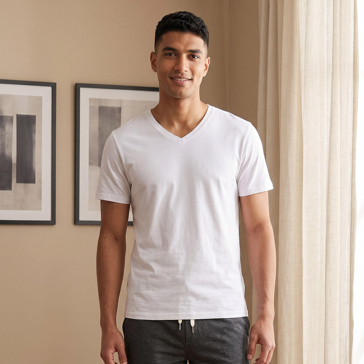 Set of 3 - Round Neck Vest with Short Sleeves-PROMO_SP_BH_2FOR6_110625-image-2