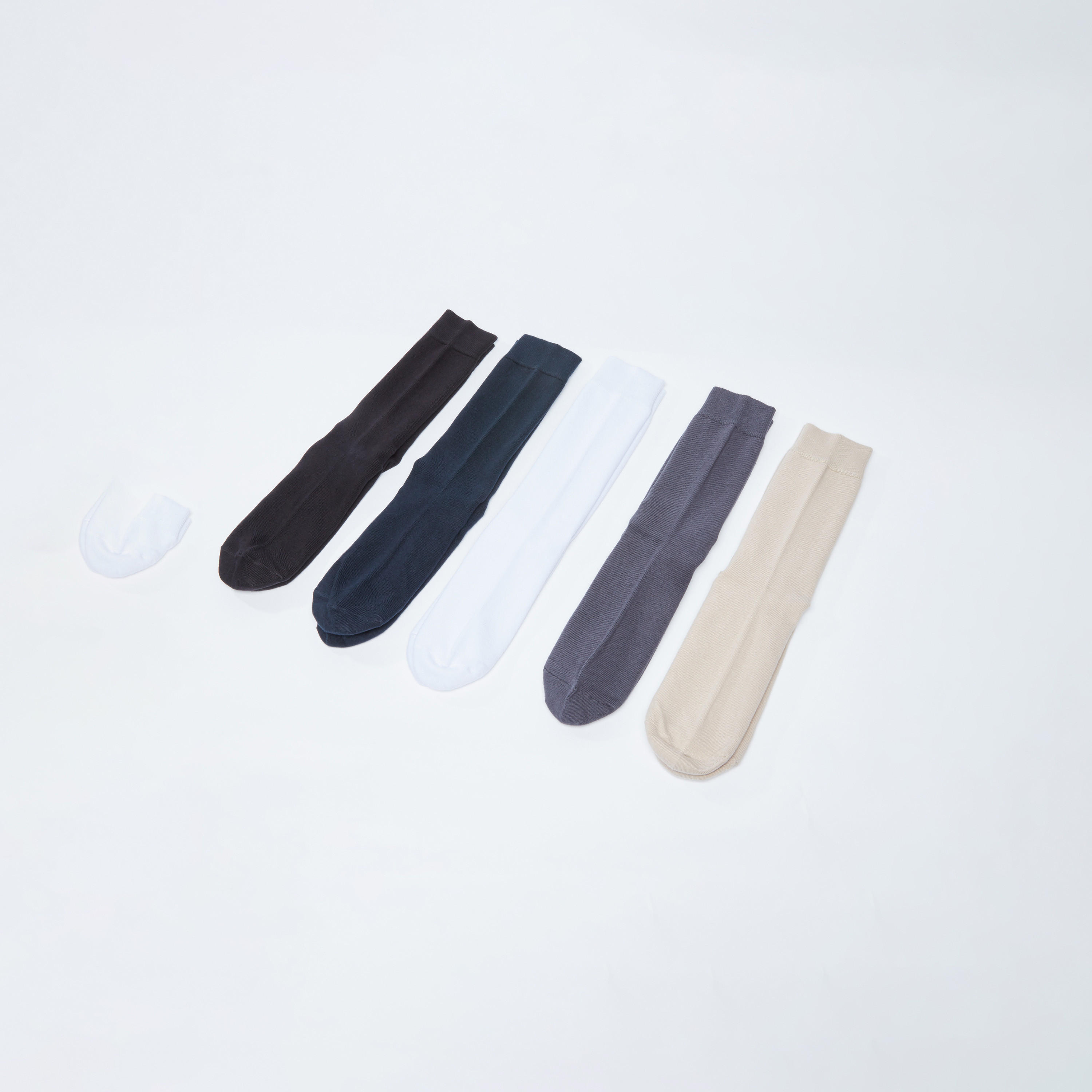 Set of 5 - Crew Length Socks-men-socks-image-1