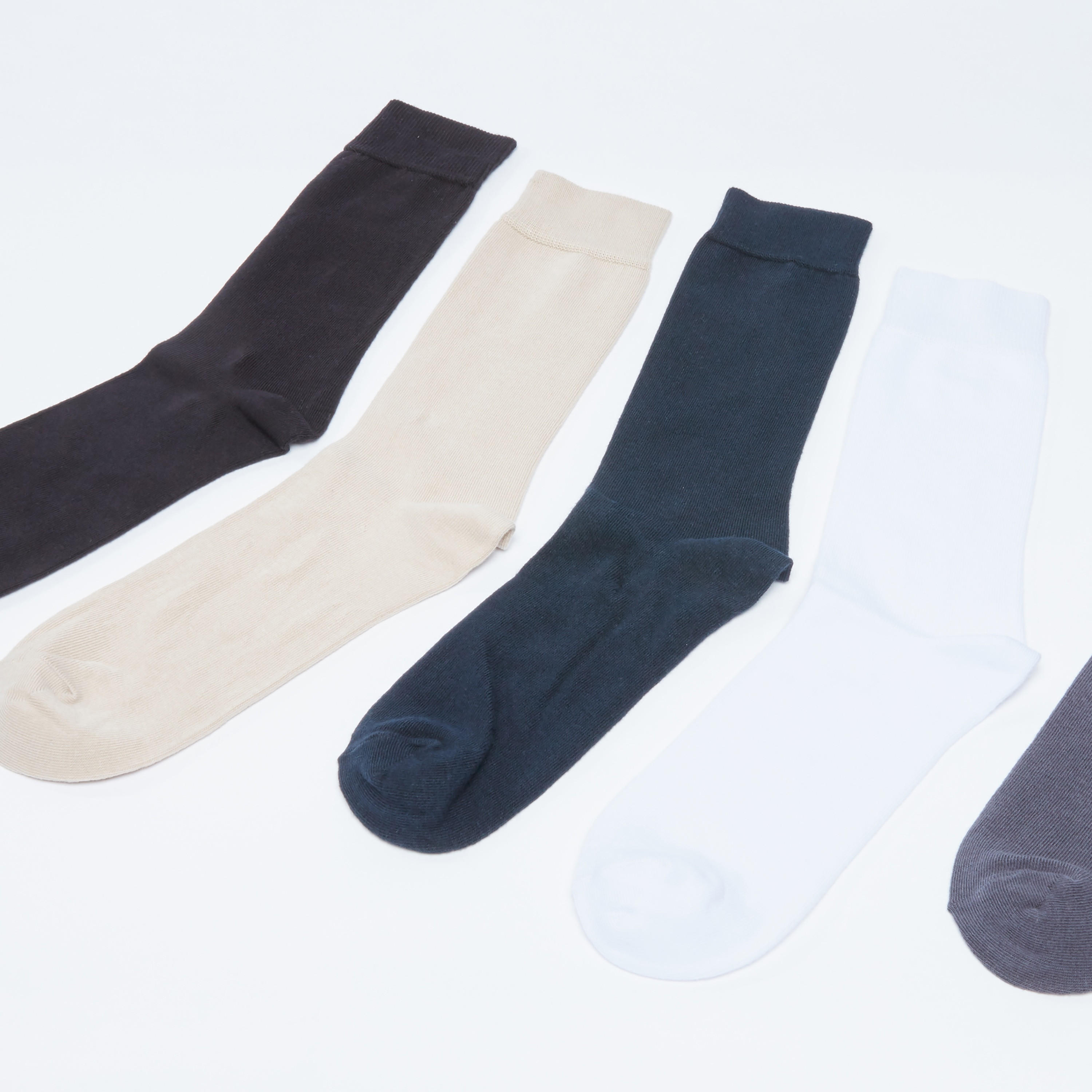 Set of 5 - Crew Length Socks-men-socks-image-3