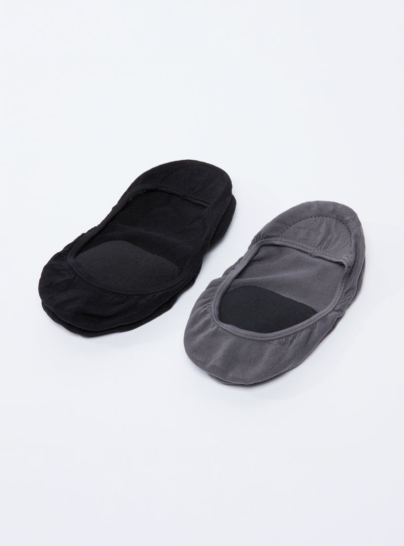 Set of 2 - Ribbed No Show Socks-men-socks-image-3