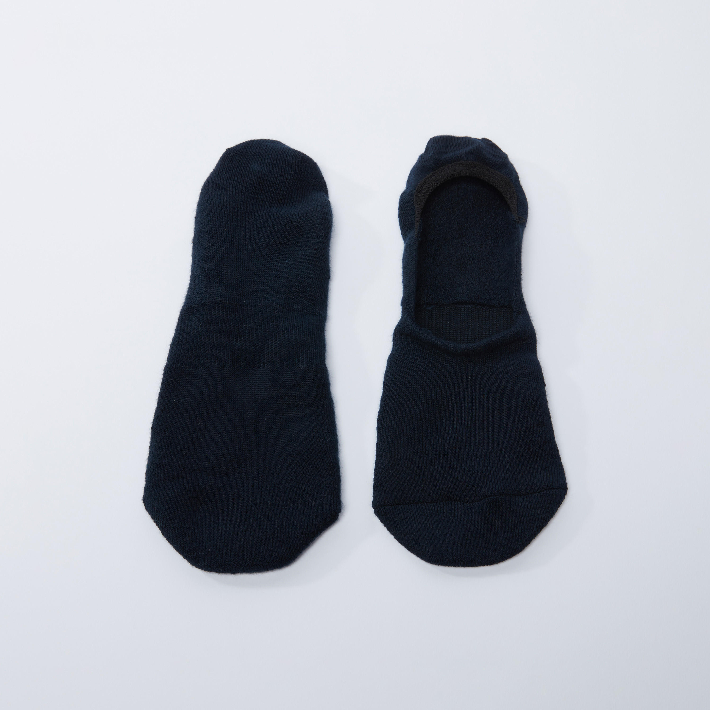 Textured No Show Socks with Elasticised Backstay-men-socks-image-3
