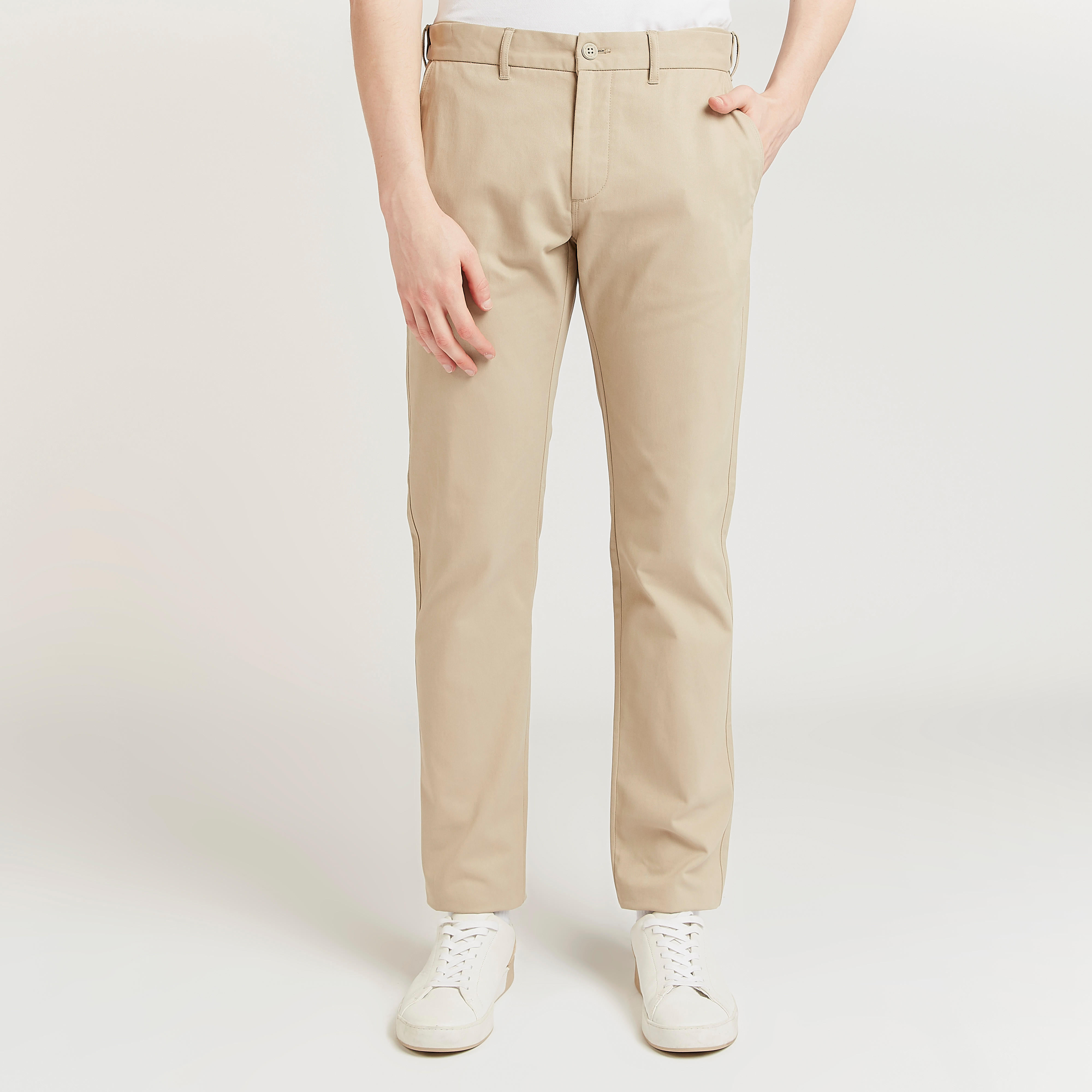 بنطلون رسمي بتفاصيل جيوب وعراوي-men-clothing-bottoms-trousersandchinos-trousers-image-1