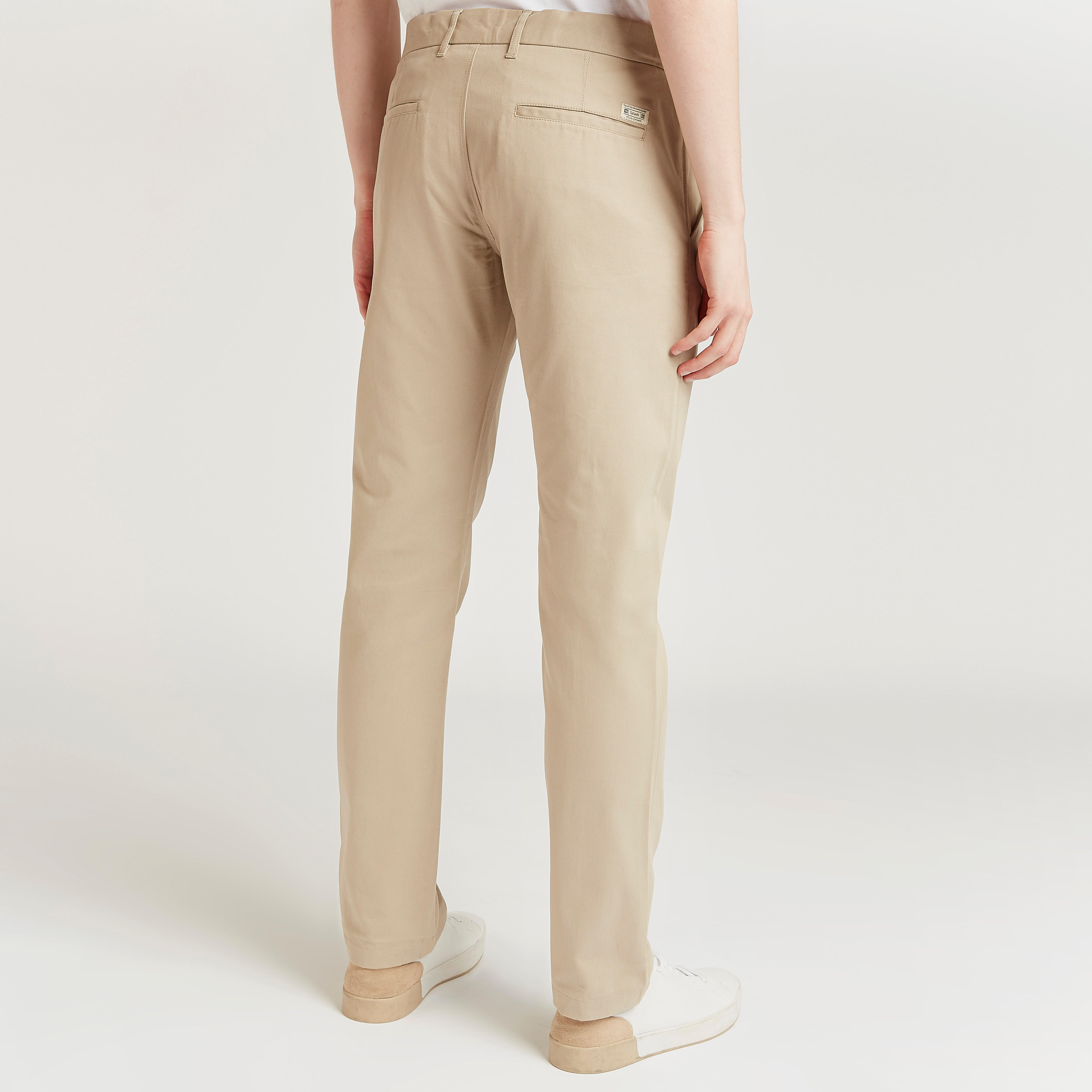 Full Length Formal Trousers with Pocket Detail and Belt Loops-men-clothing-bottoms-trousersandchinos-trousers-image-5