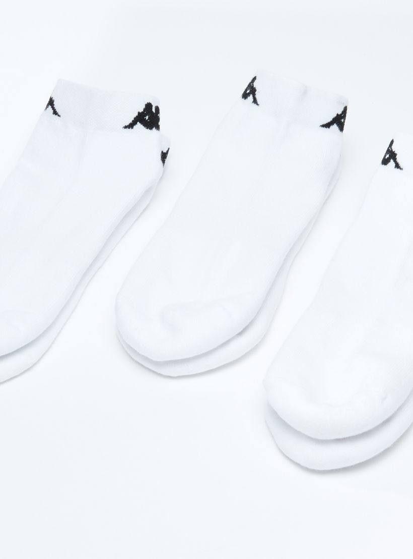 Set of 3 - Kappa Ankle Length Socks-sports-men-accessories-image-1
