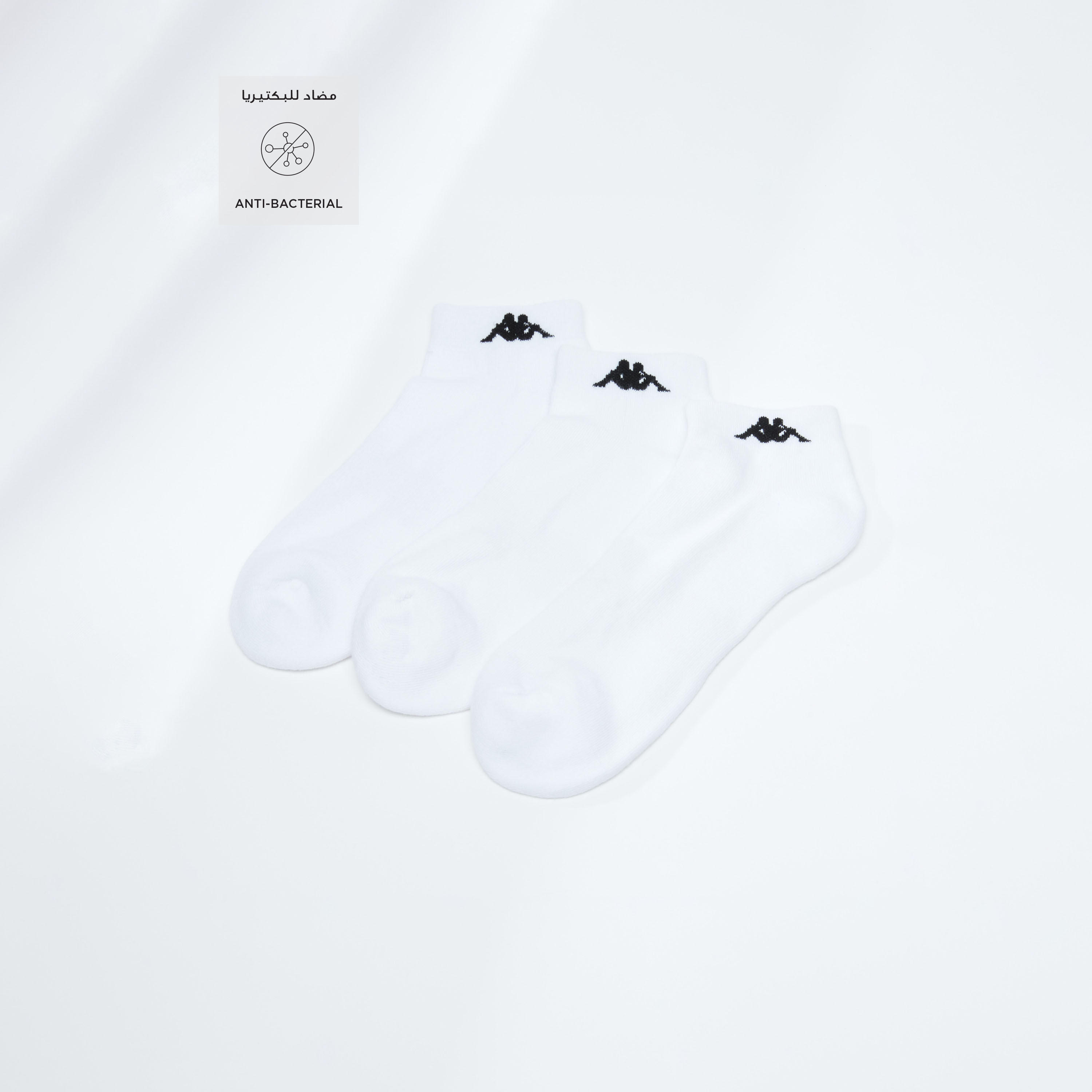 Set of 3 - Kappa Ankle Length Socks-sports-men-accessories-image-2