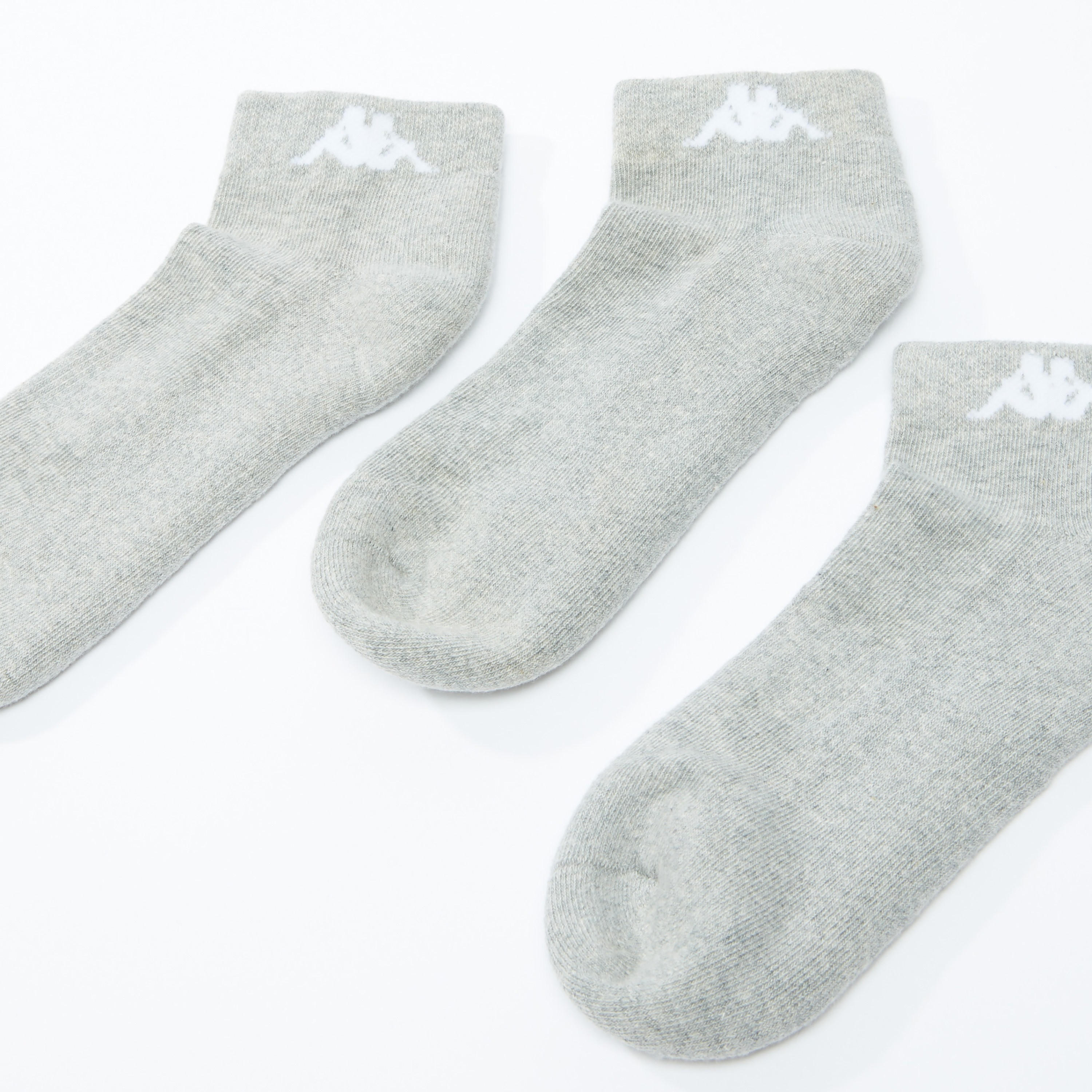 Set of 3 - Kappa Textured Ankle Length Socks-men-clothing-sportswearandactivewear-accessories-image-3