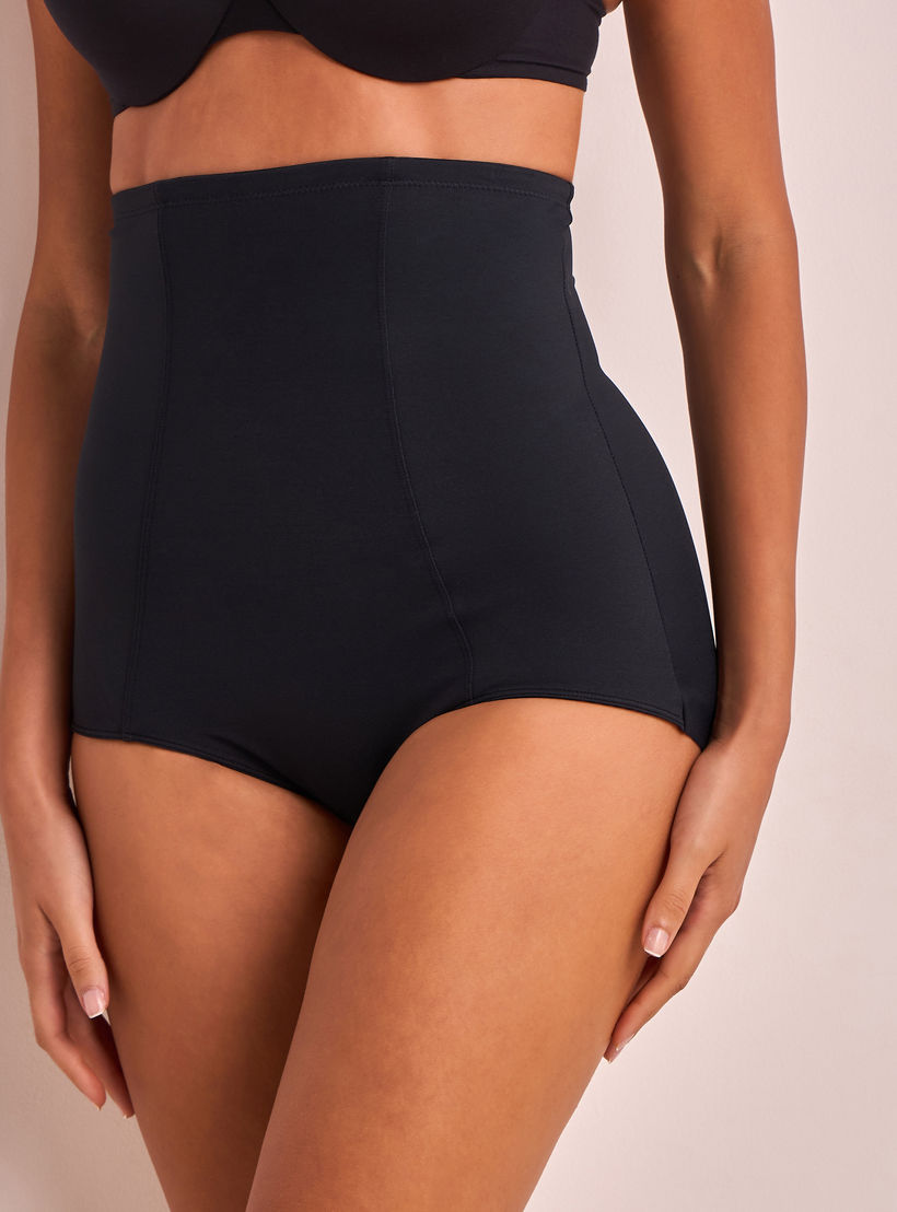 Splash Intimates High Waist Shaping Briefs with Antibacterial Protection-women-clothing-lingerie-shapewear-image-1